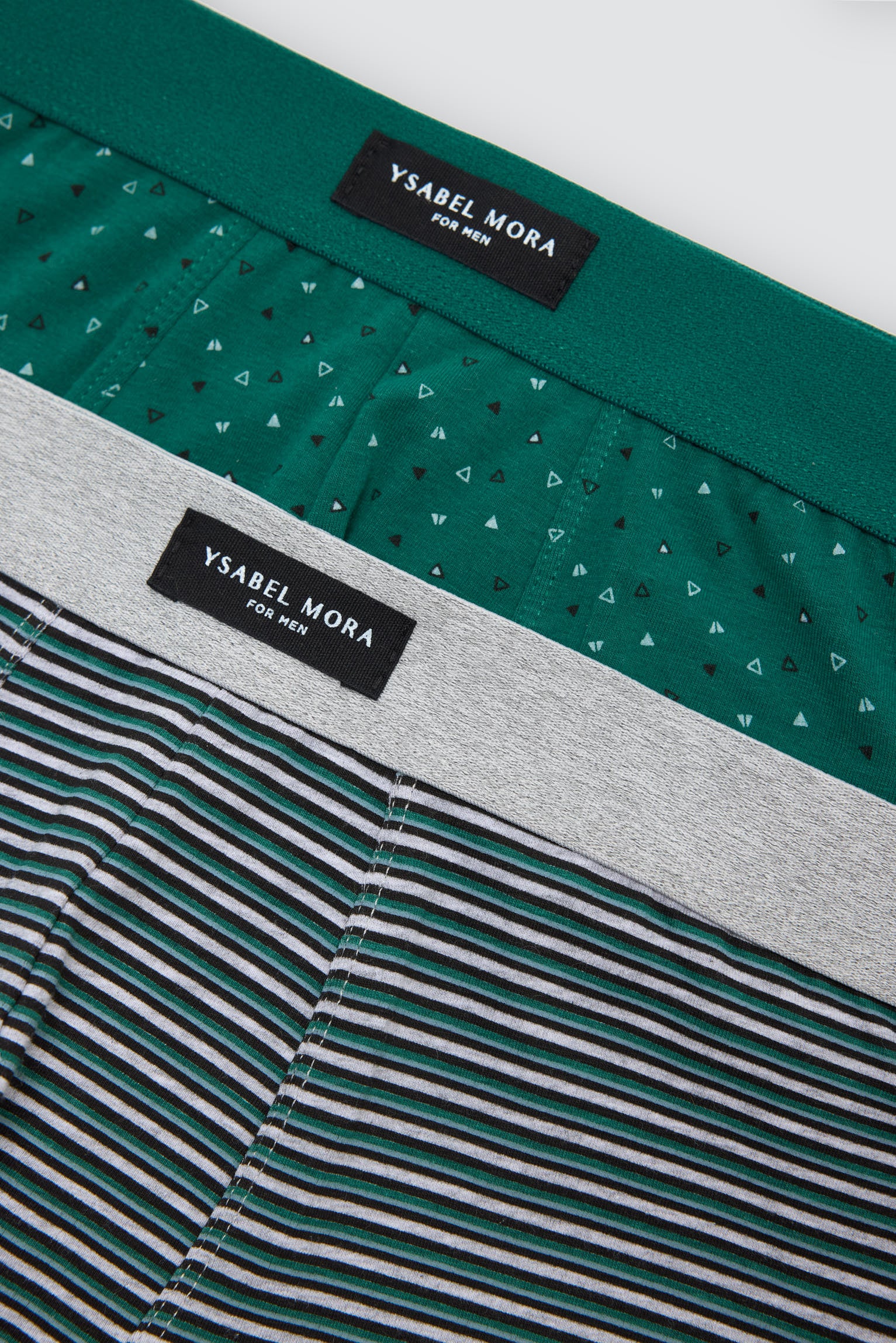 Pack 2 bóxers estampados geométricos - Ysabel Mora