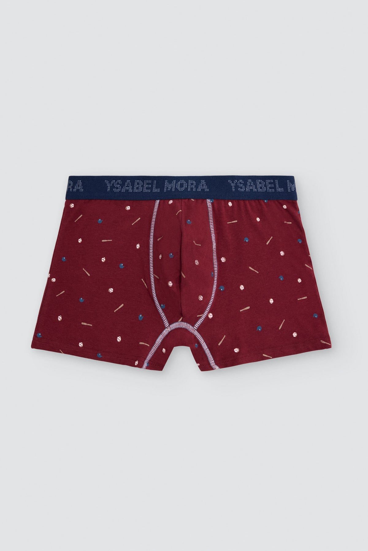 Pack de 2 bóxers algodón estampado béisbol - Ysabel Mora