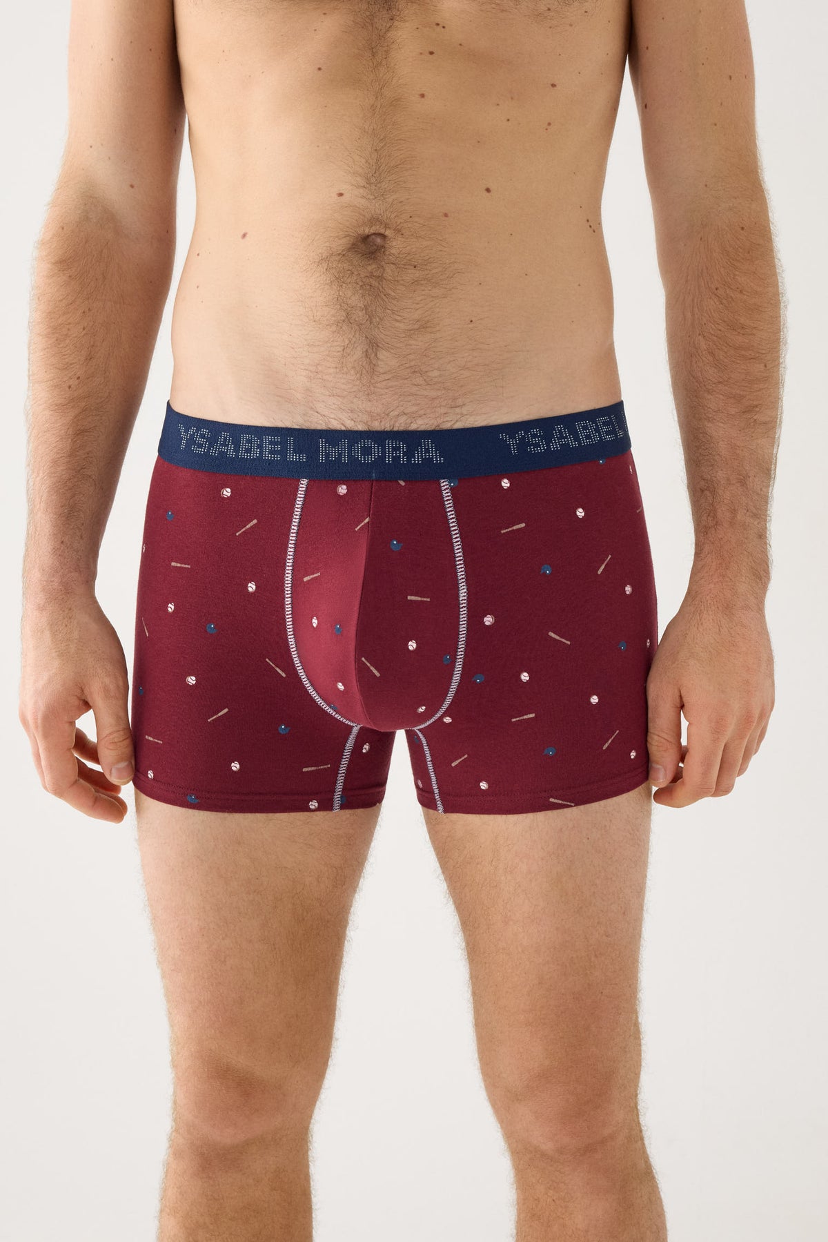 Pack de 2 bóxers algodón estampado béisbol - Ysabel Mora