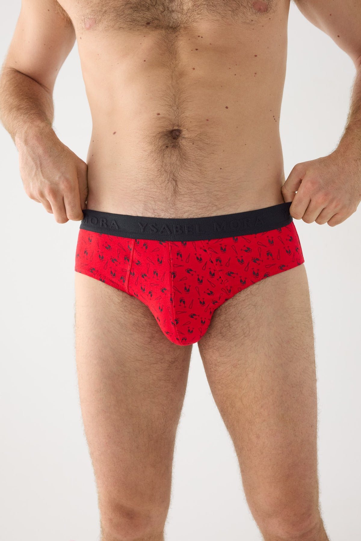 Calzoncillos slip estampado copas de champagne - Ysabel Mora
