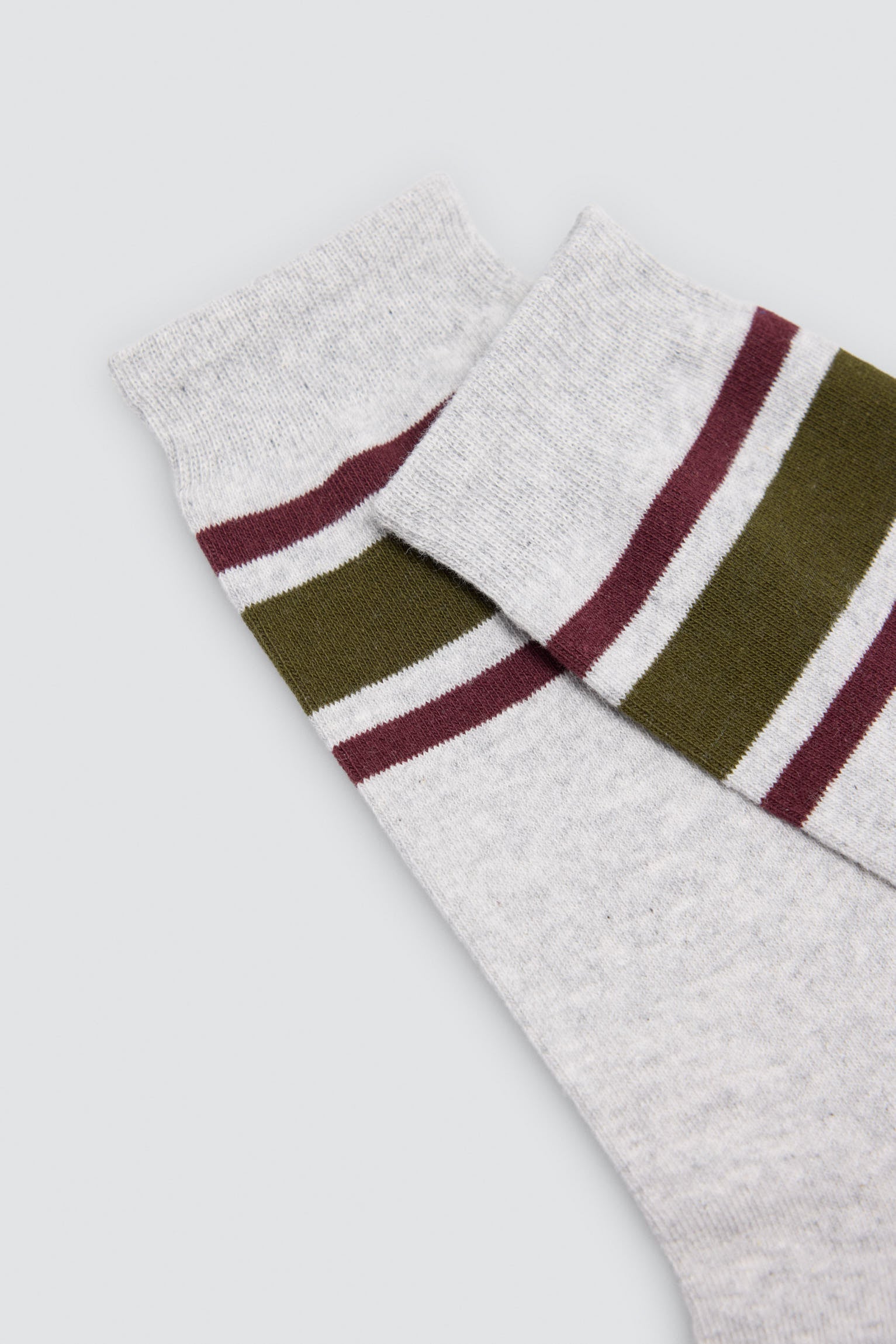 Pack of 6 socks with stripes and geometric prints