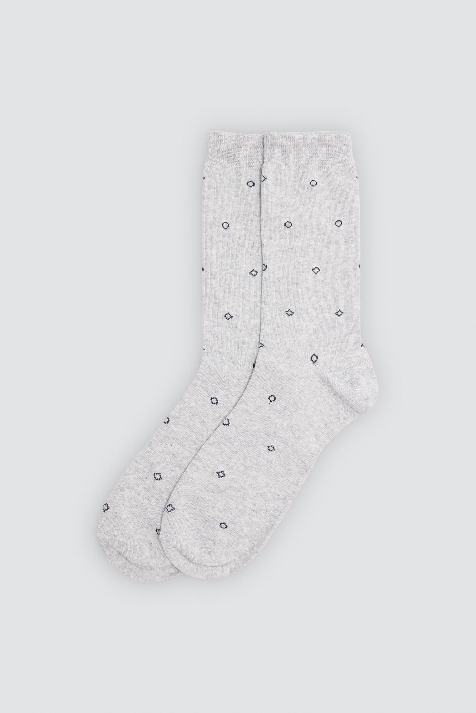 Pack of 6 socks with stripes and geometric prints