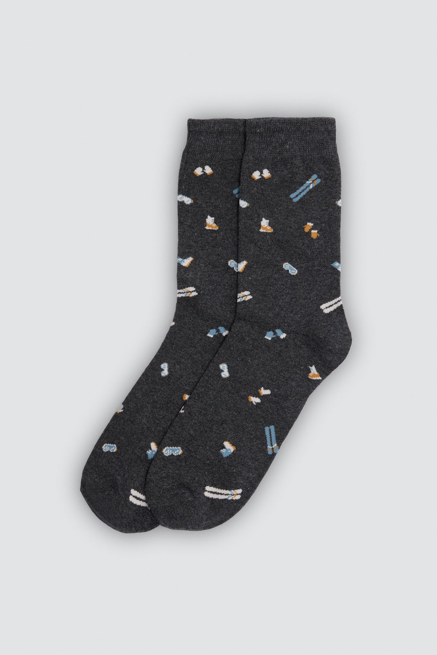Pack of 4 assorted printed socks