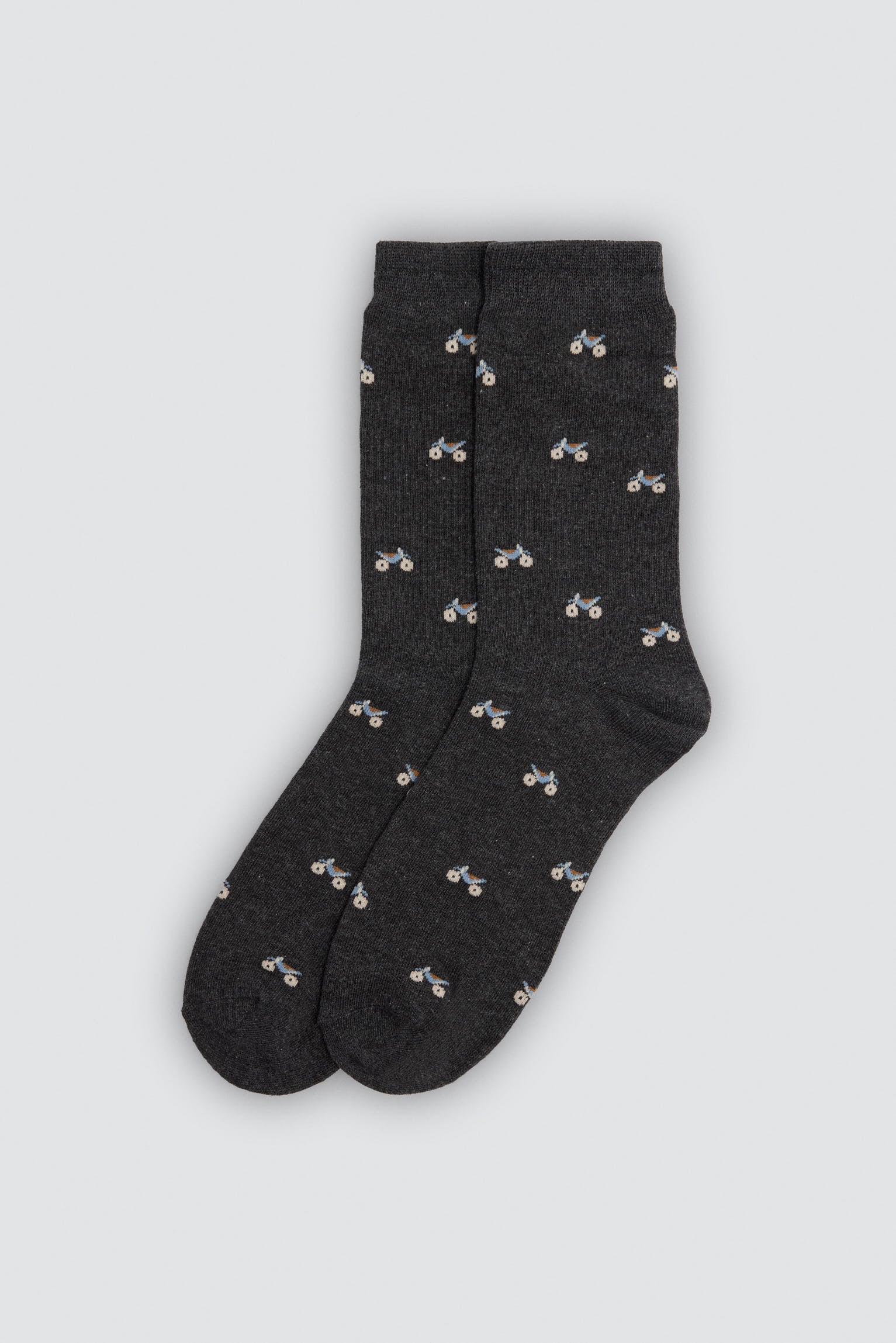 Pack of 4 socks with vehicle prints