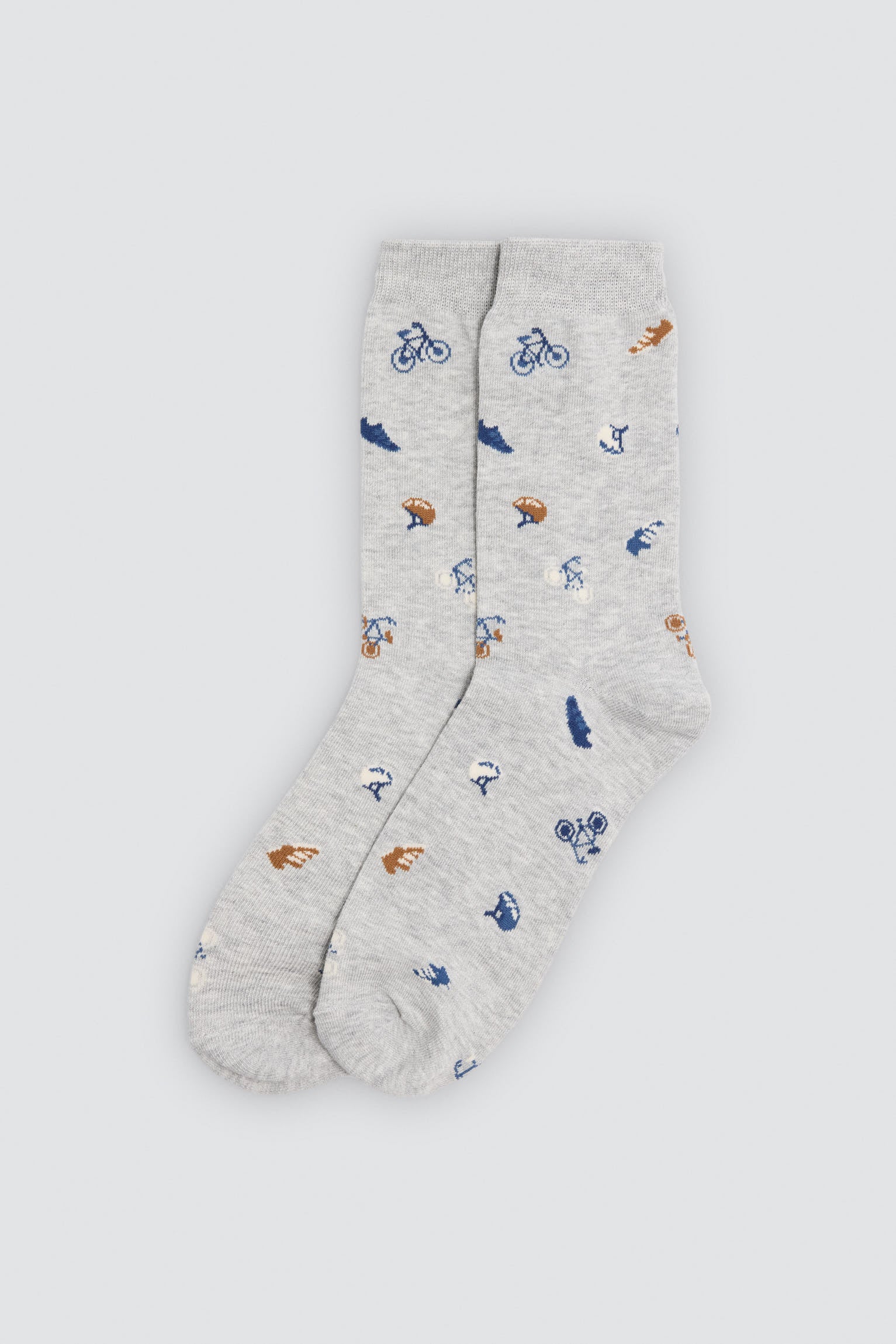Pack of 4 socks with vehicle prints
