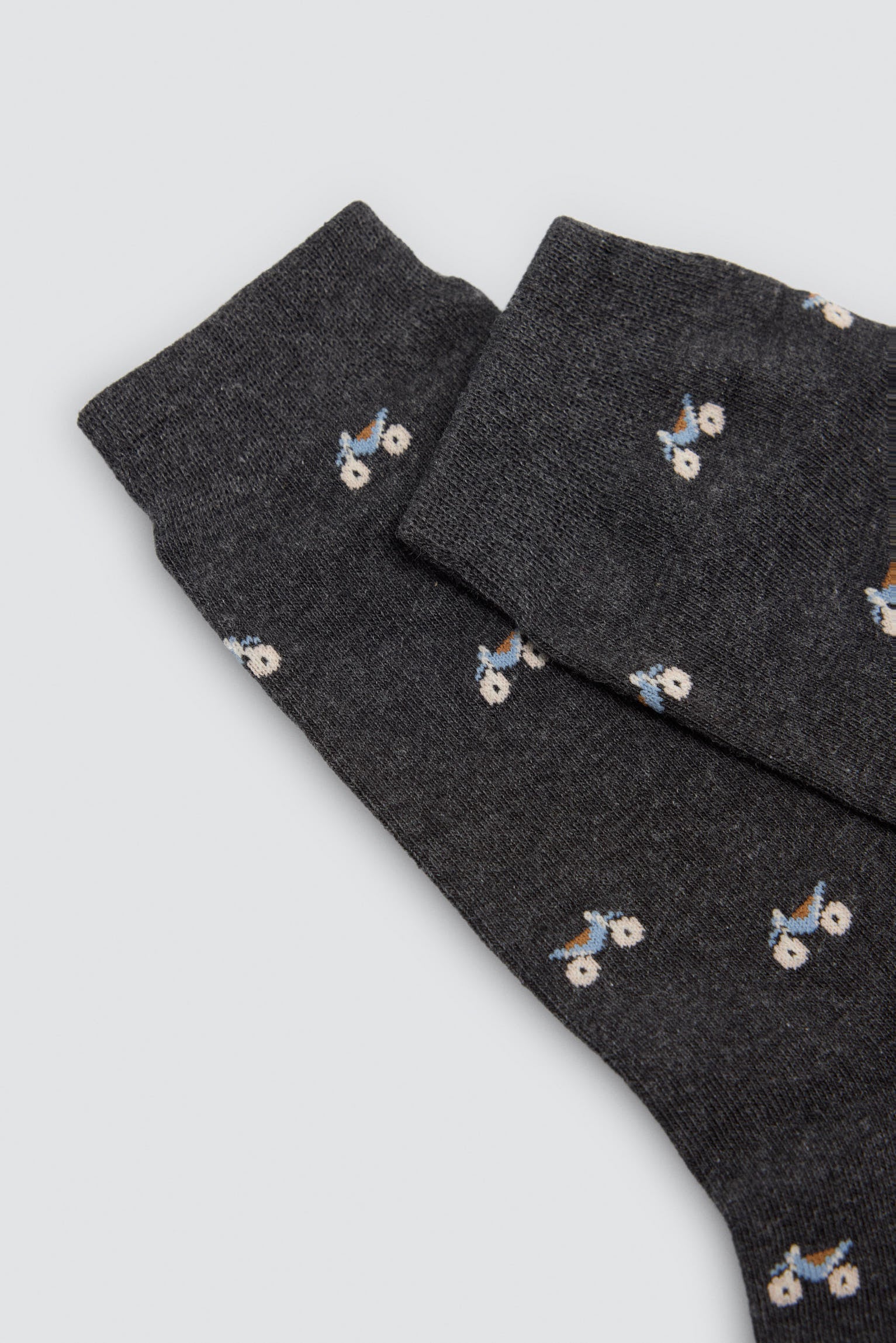 Pack of 4 socks with vehicle prints