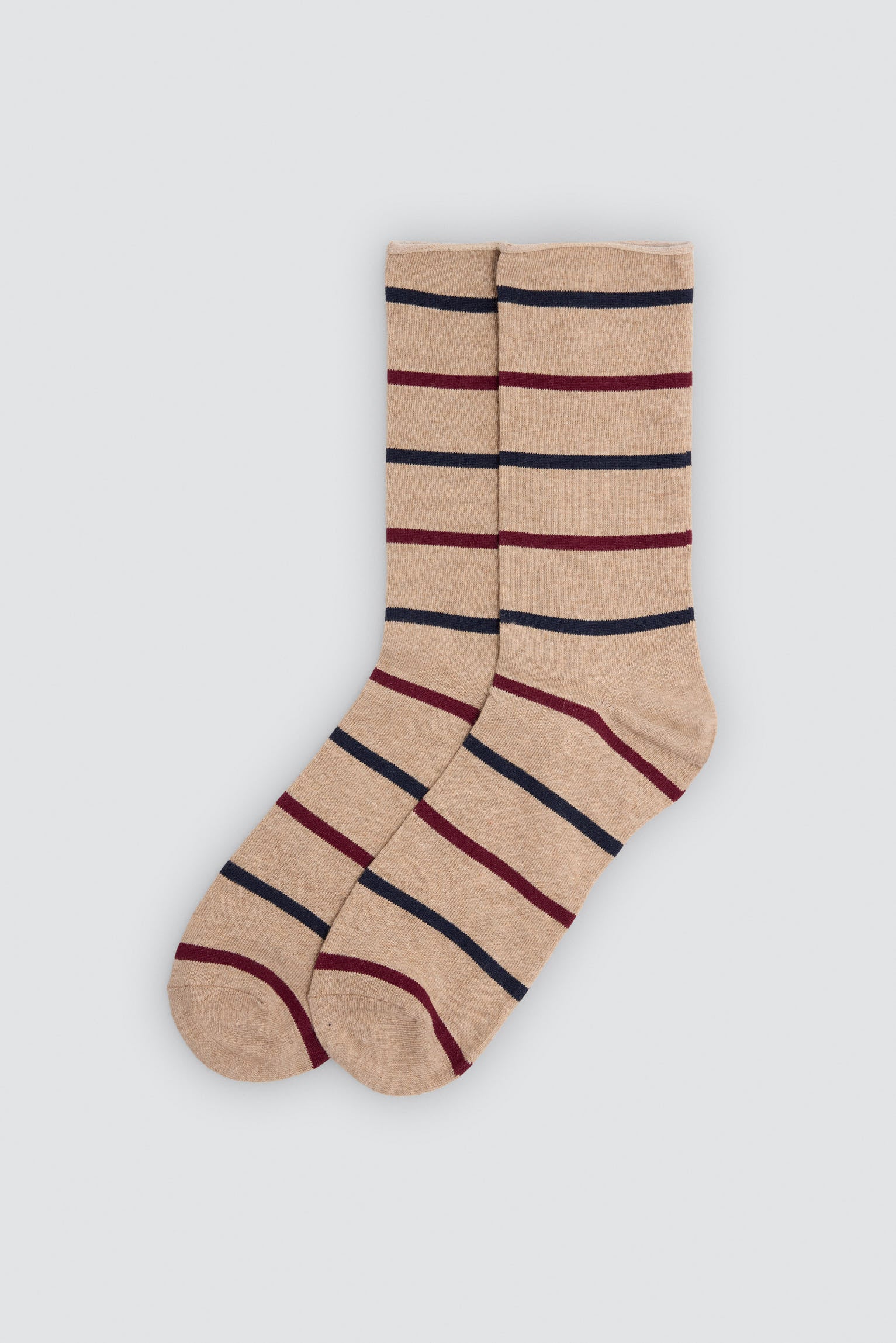 Pack of 6 cuffless assorted printed socks