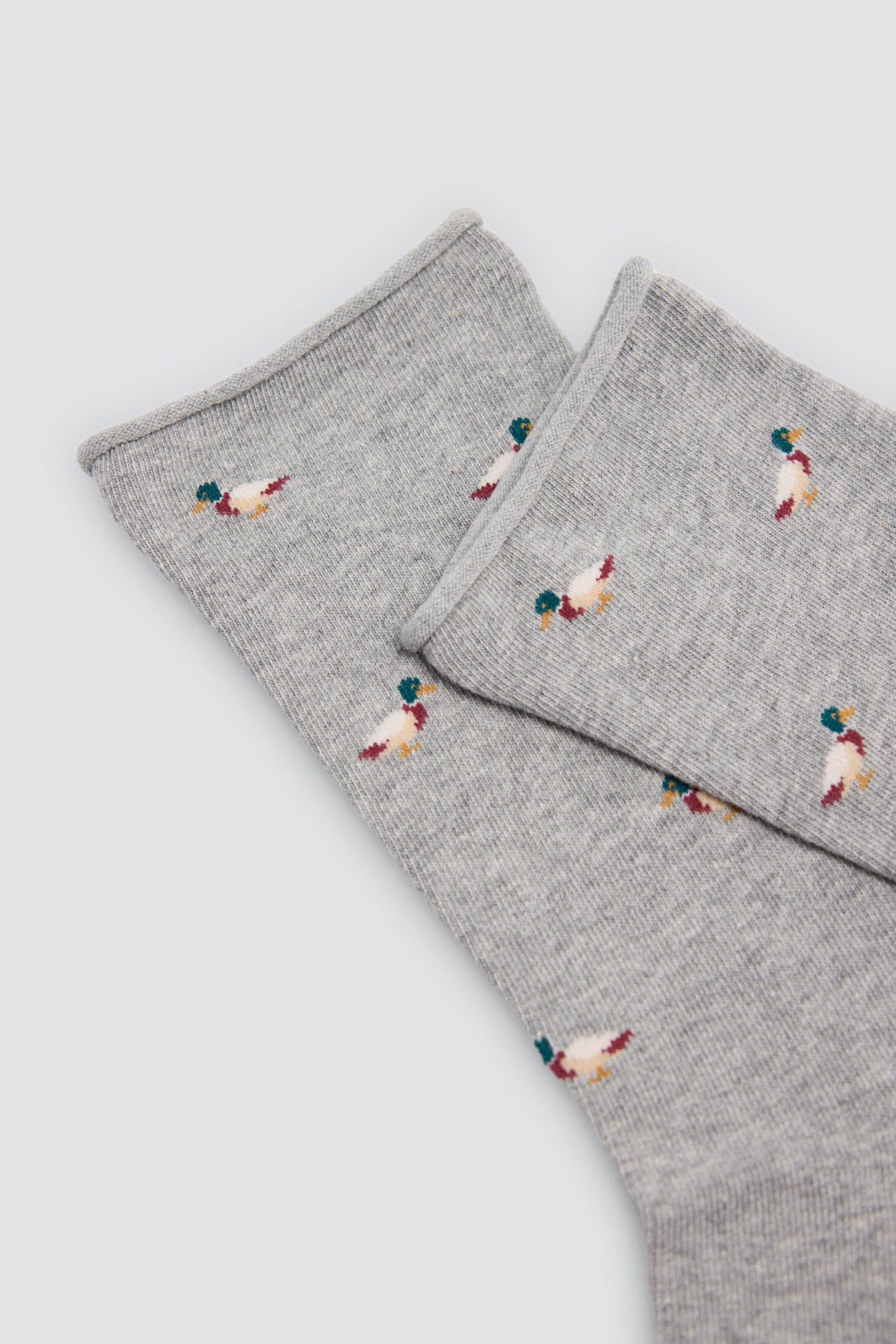 Pack of 4 cuffless socks with animal prints