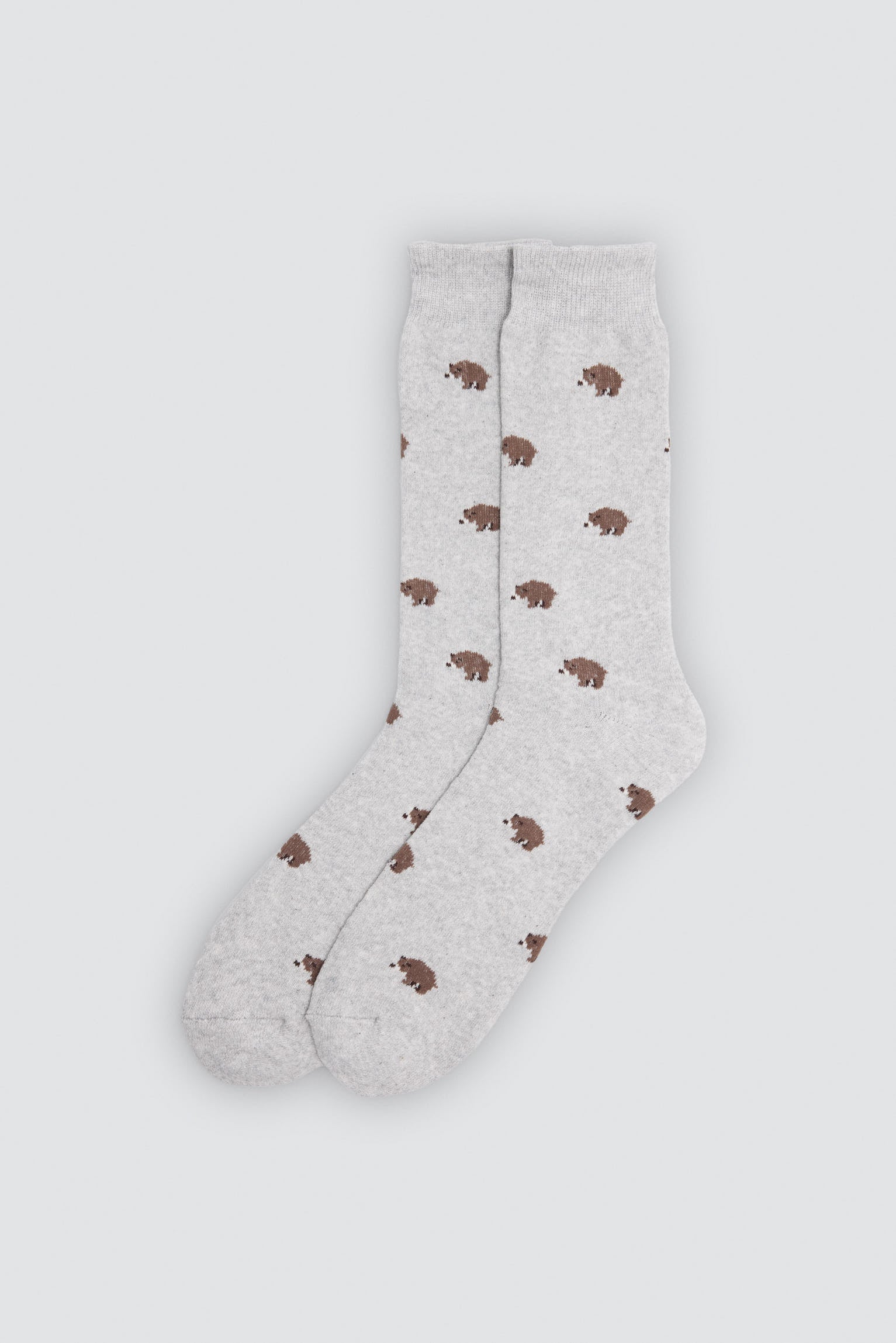 Pack of 3 thermal socks with assorted bear, headphone and stripe prints