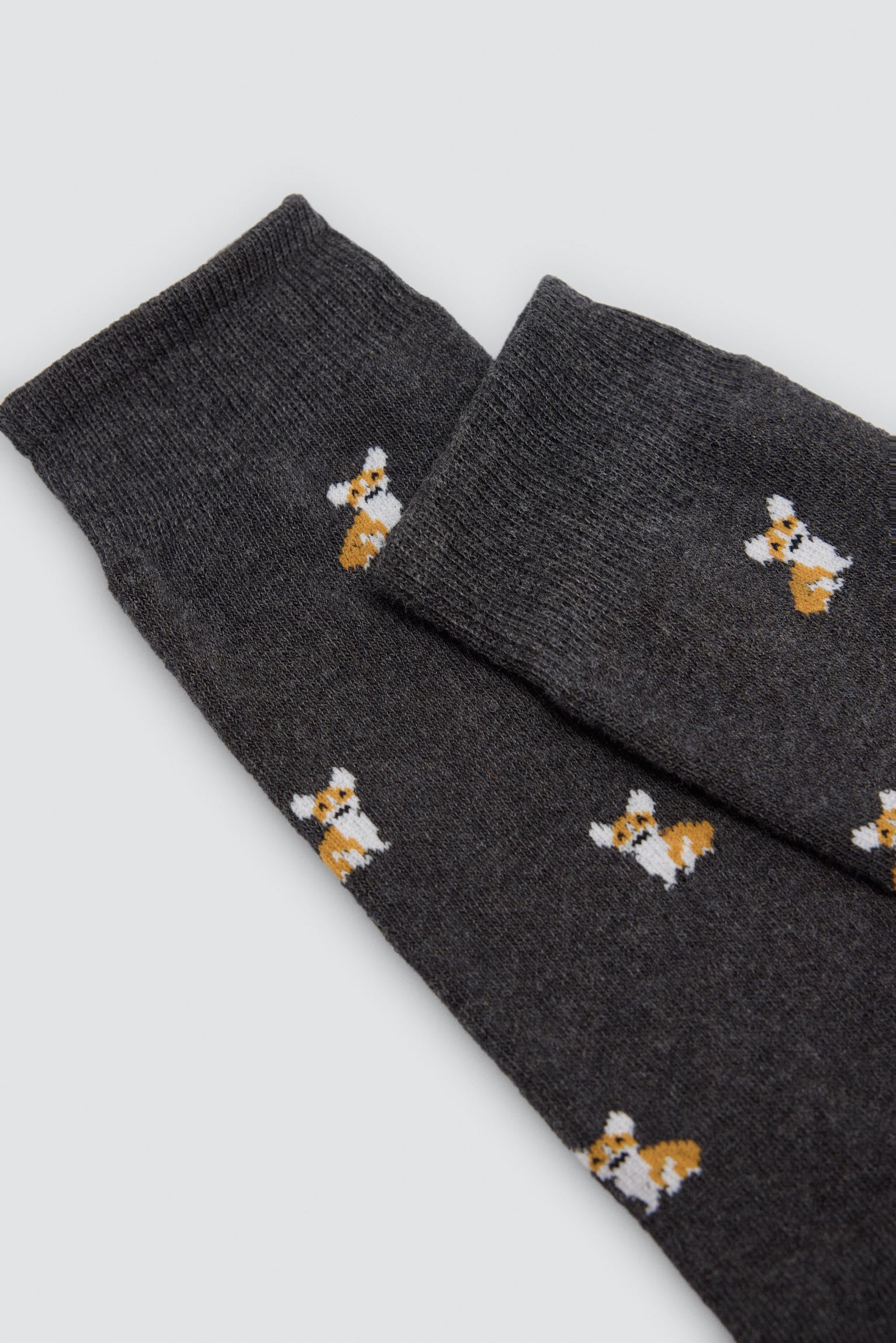 Pack of 4 thermal socks with assorted animal and stripe prints