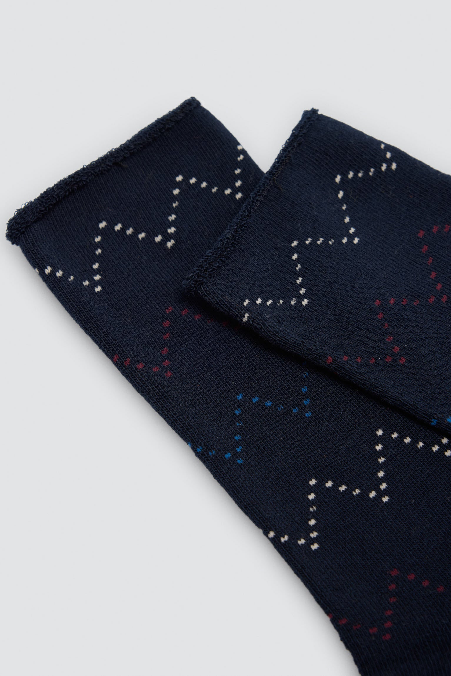 Pack of 3 cuffless thermal socks with assorted prints