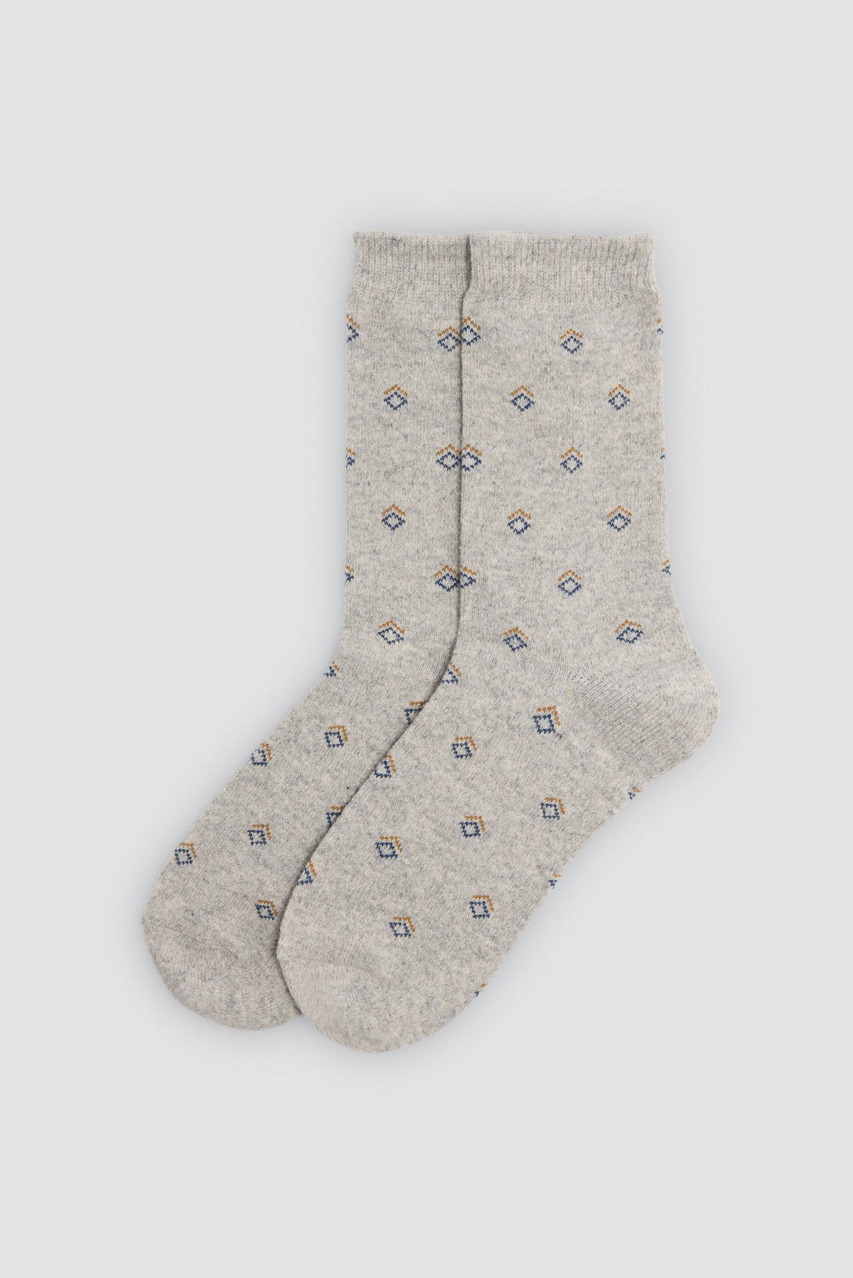 Pack of 4 men's wool socks with assorted prints