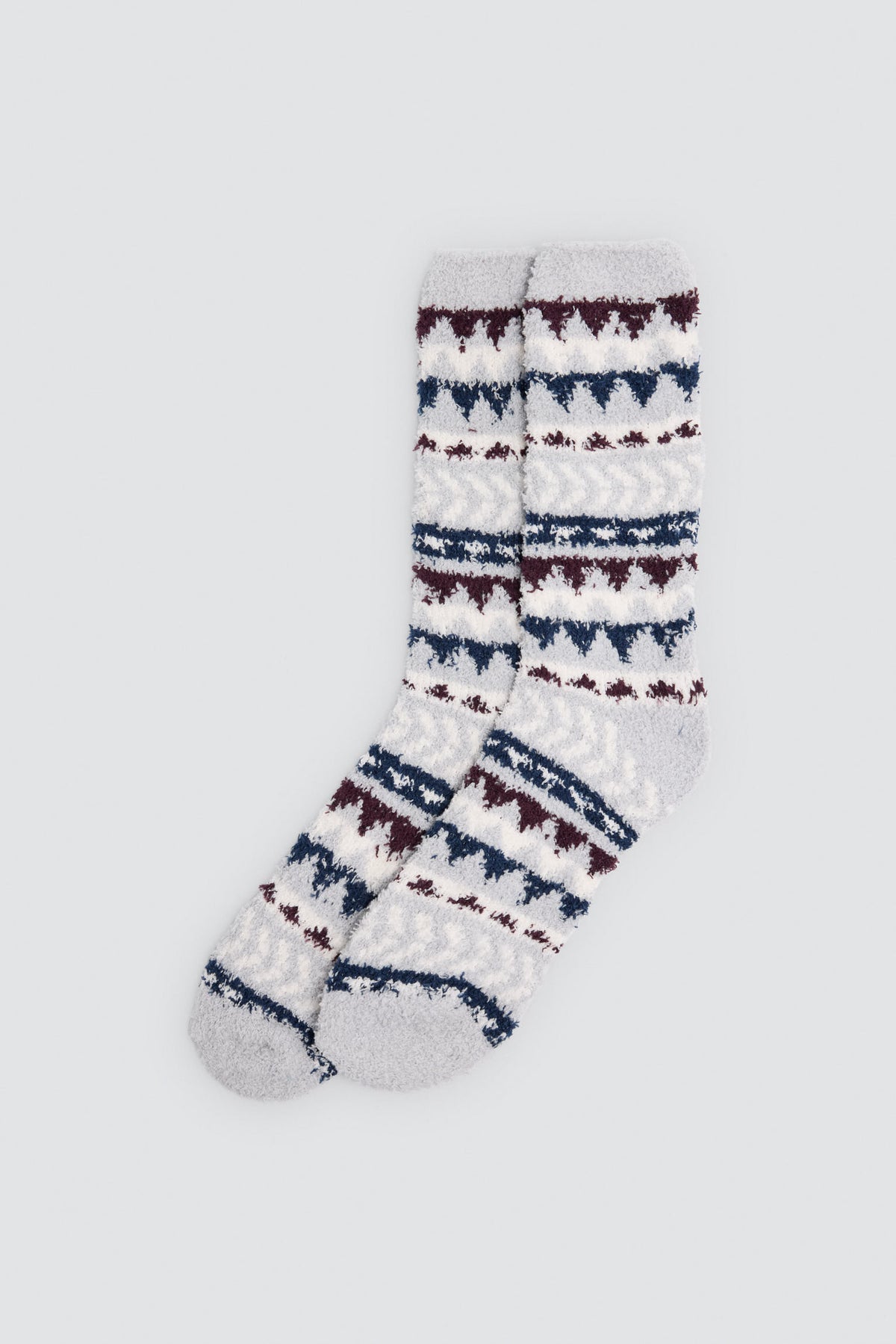 Pack of 3 flannel socks with ethnic print