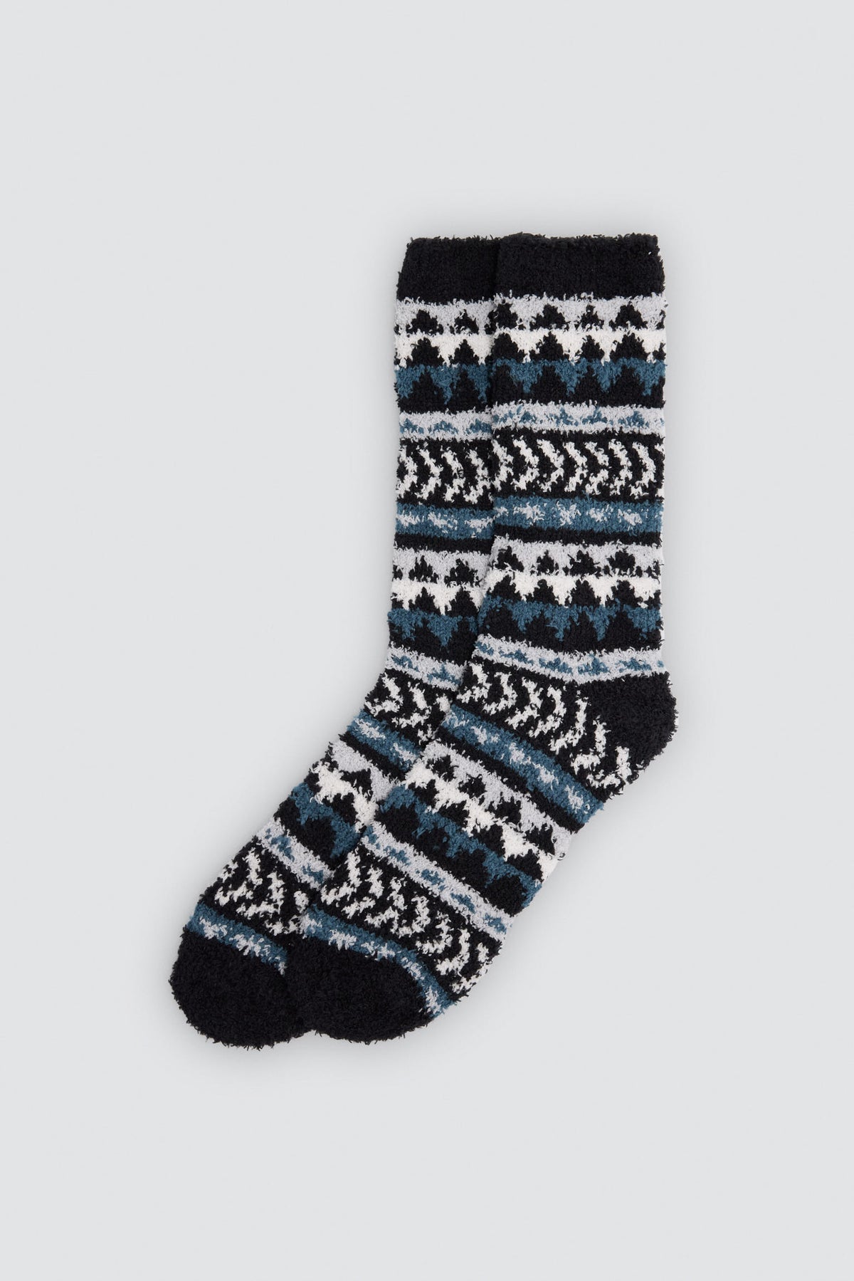 Pack of 3 flannel socks with ethnic print