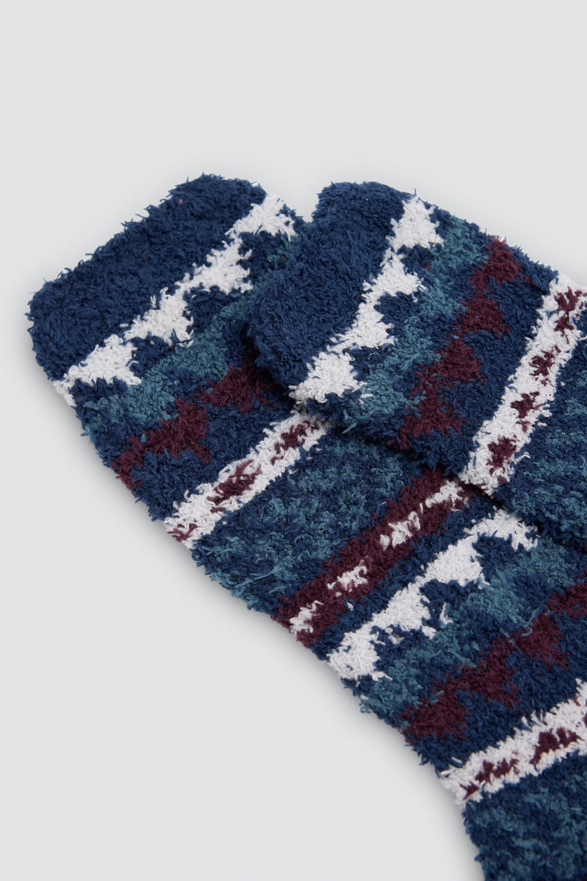 Pack of 3 flannel socks with ethnic print
