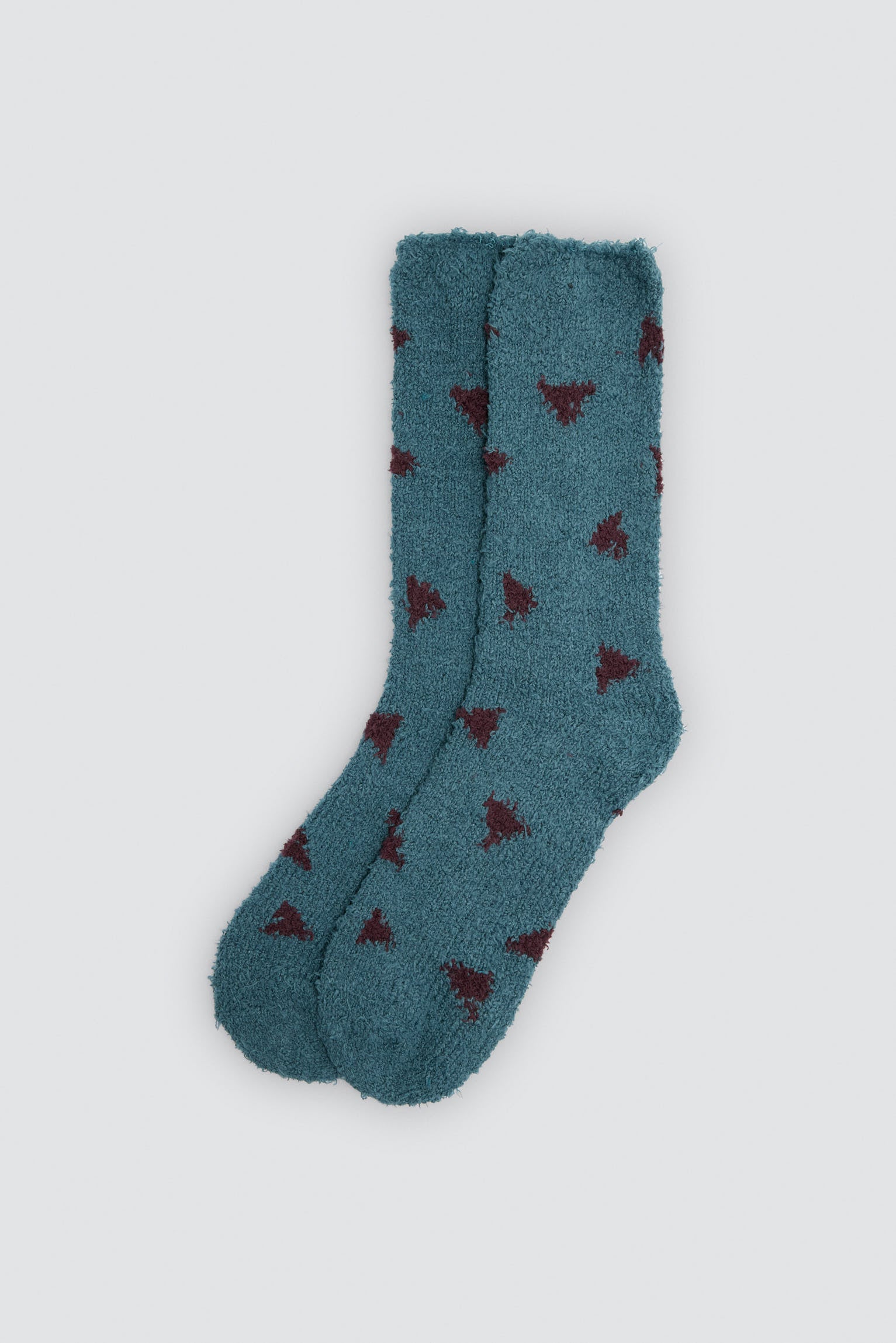 Pack of 4 men's wool socks with assorted prints