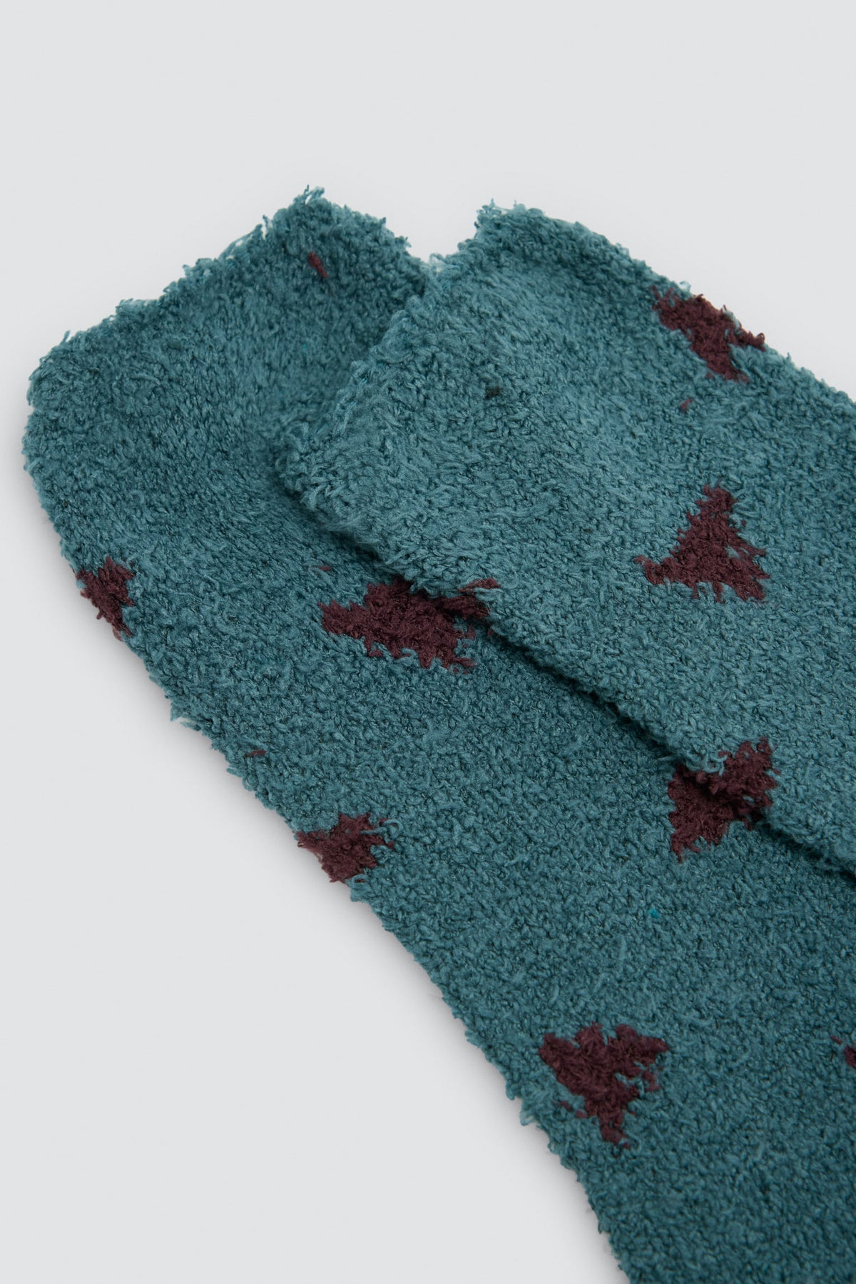Pack of 4 flannel socks with stripes and geometric prints