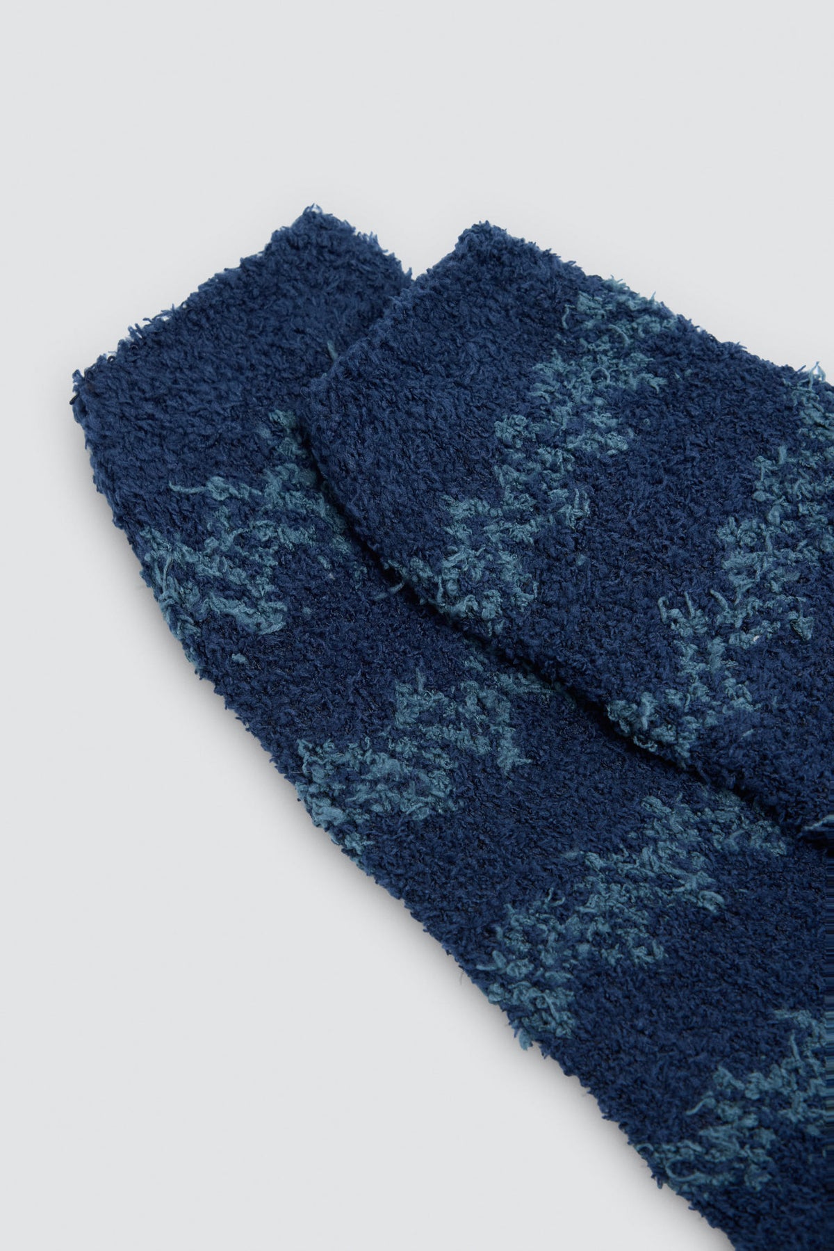 Pack of 4 flannel socks with stripes and geometric prints