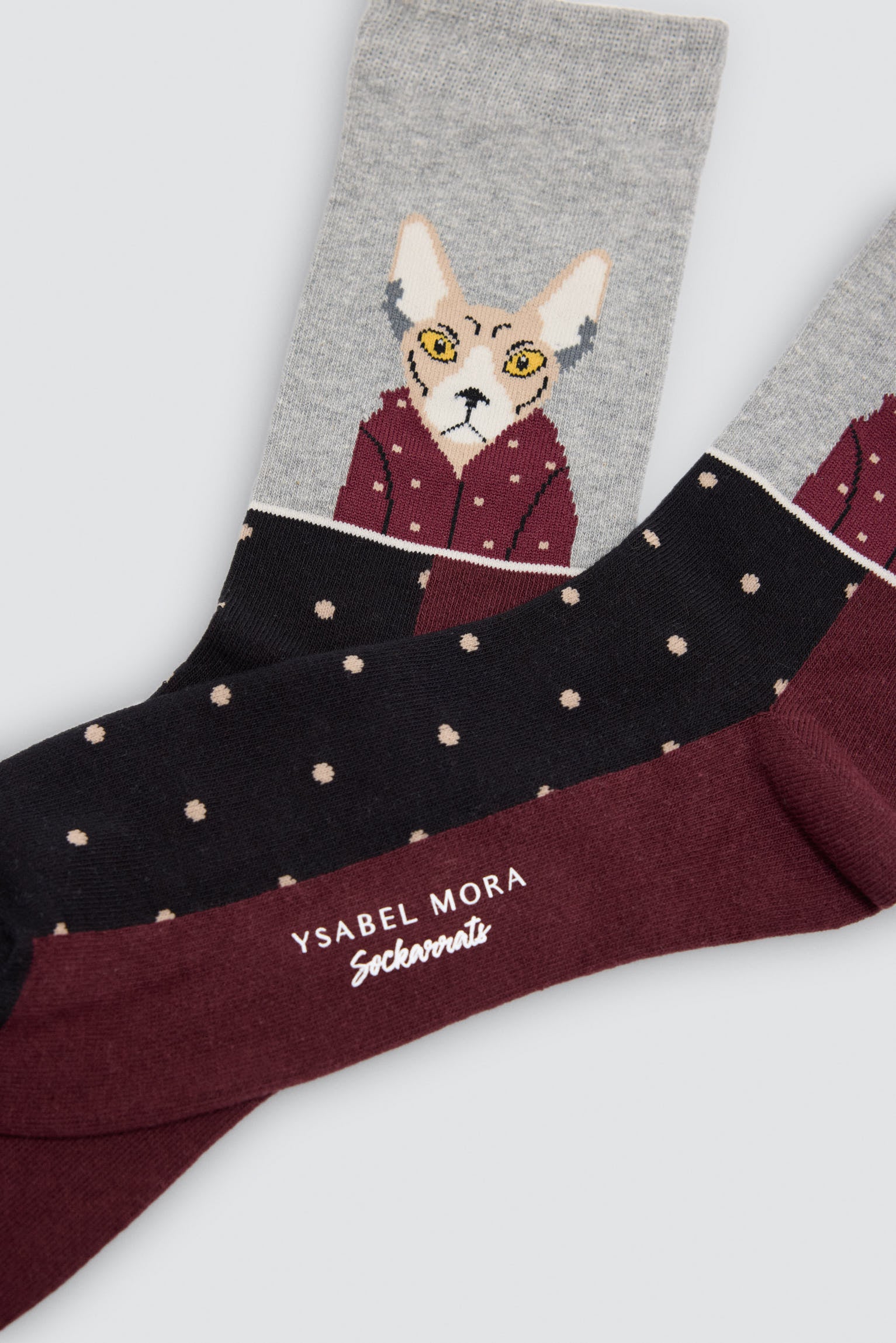 Pack of 4 fun animal-print Sockarrats socks