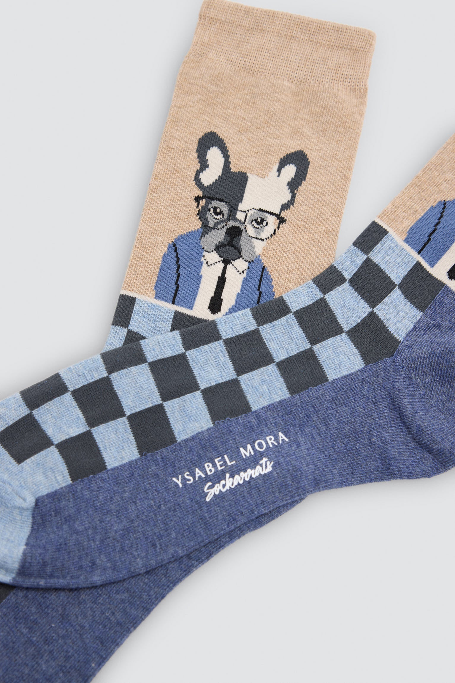 Pack of 4 fun animal-print Sockarrats socks