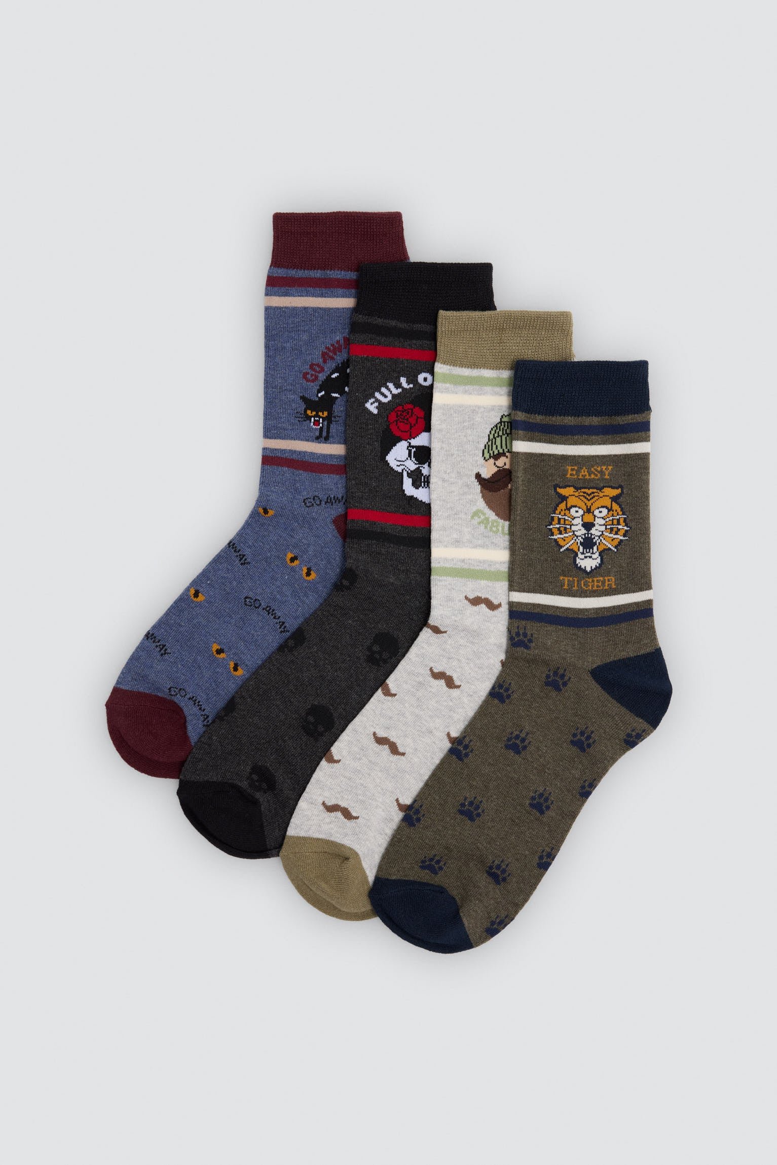 Pack of 4 fantasy Sockarrats socks