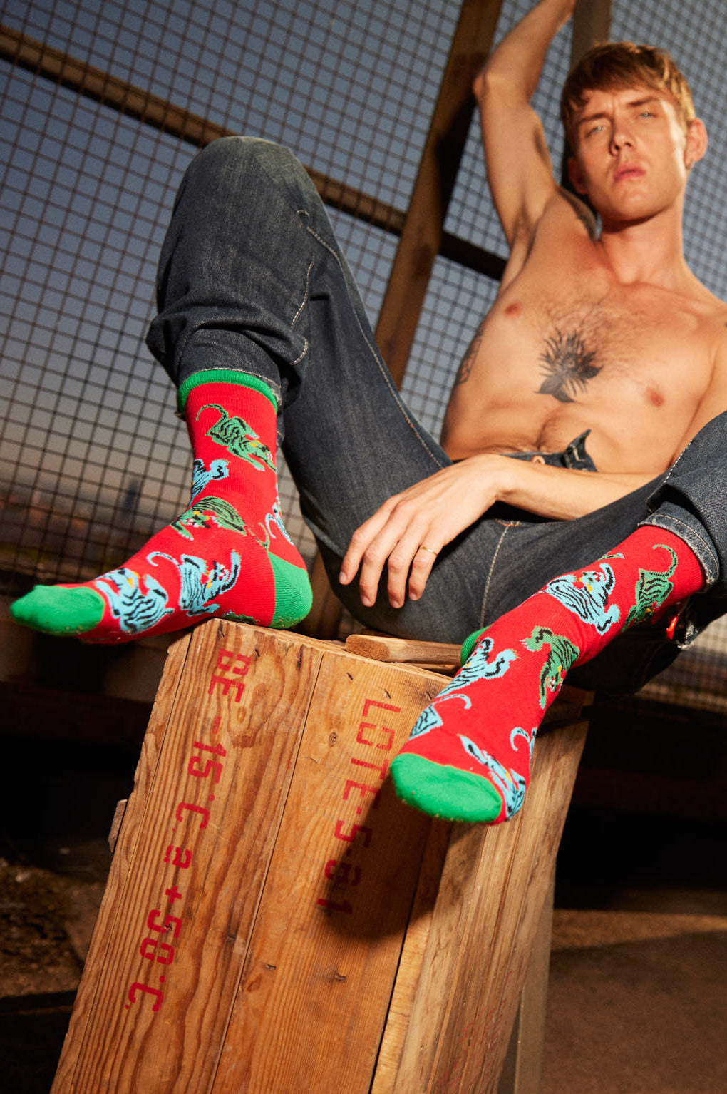 22178KIT-10-calcetines-estampados-hombre-ysabel-mora - Multicolor