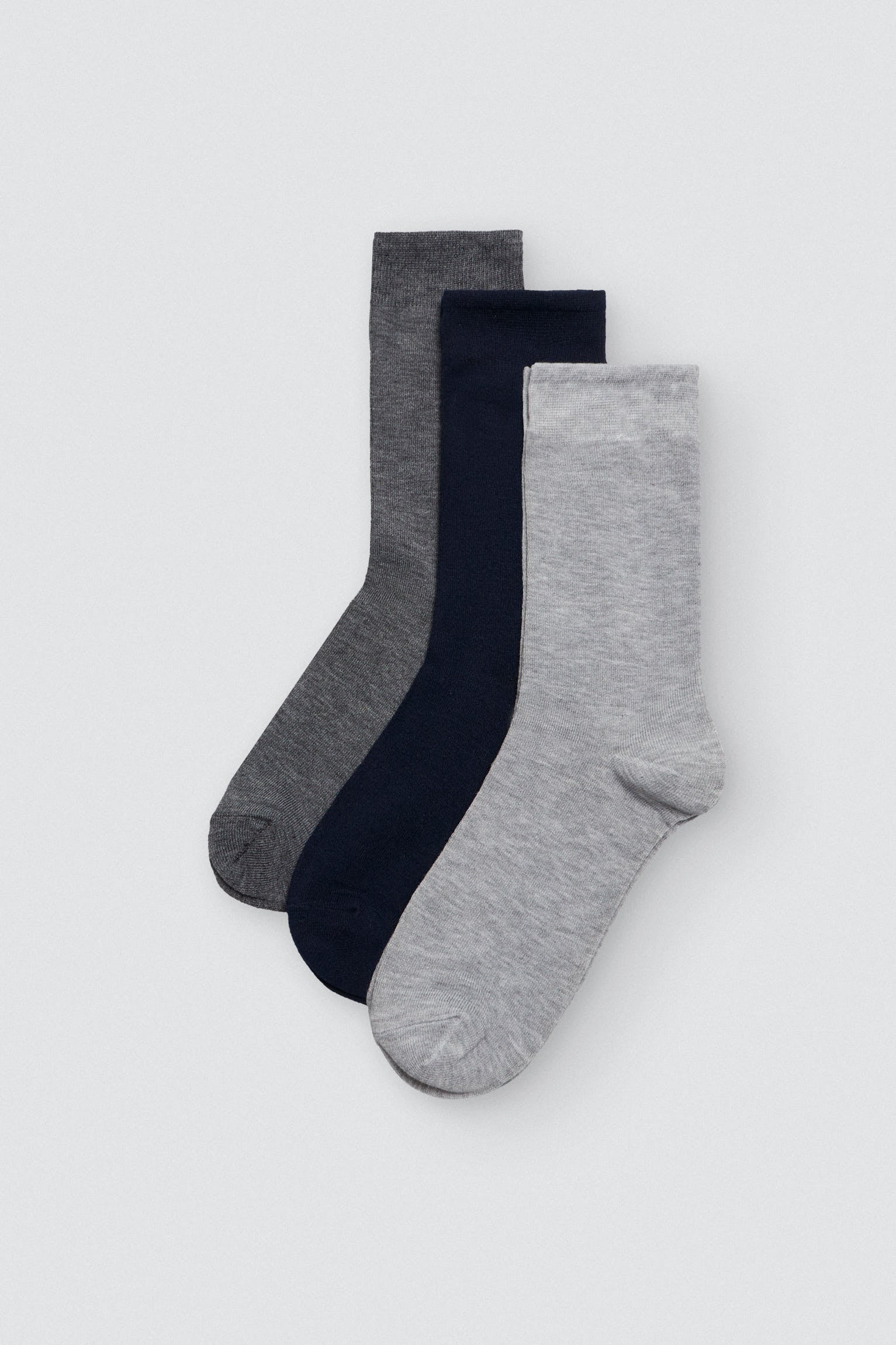 Pack of 3 bamboo socks in neutral colors