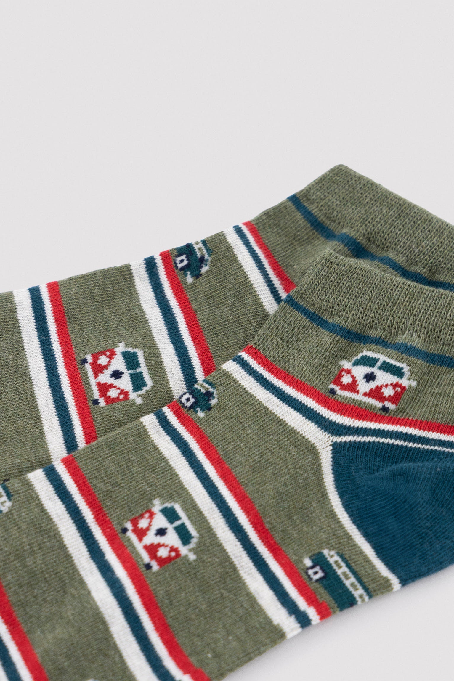 Pack of 3 printed ankle socks