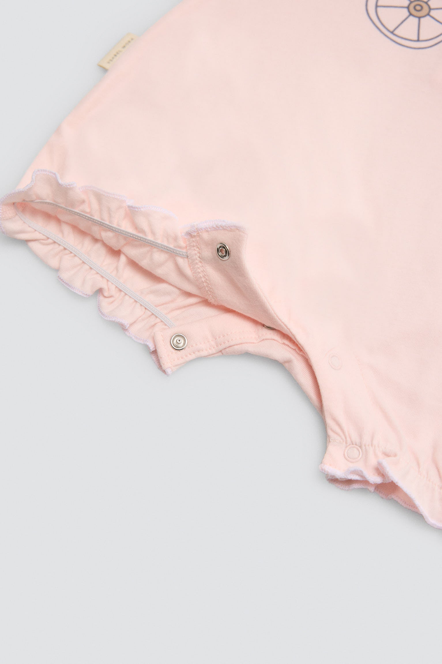 Pelele bebé manga corta carruaje - Ysabel Mora