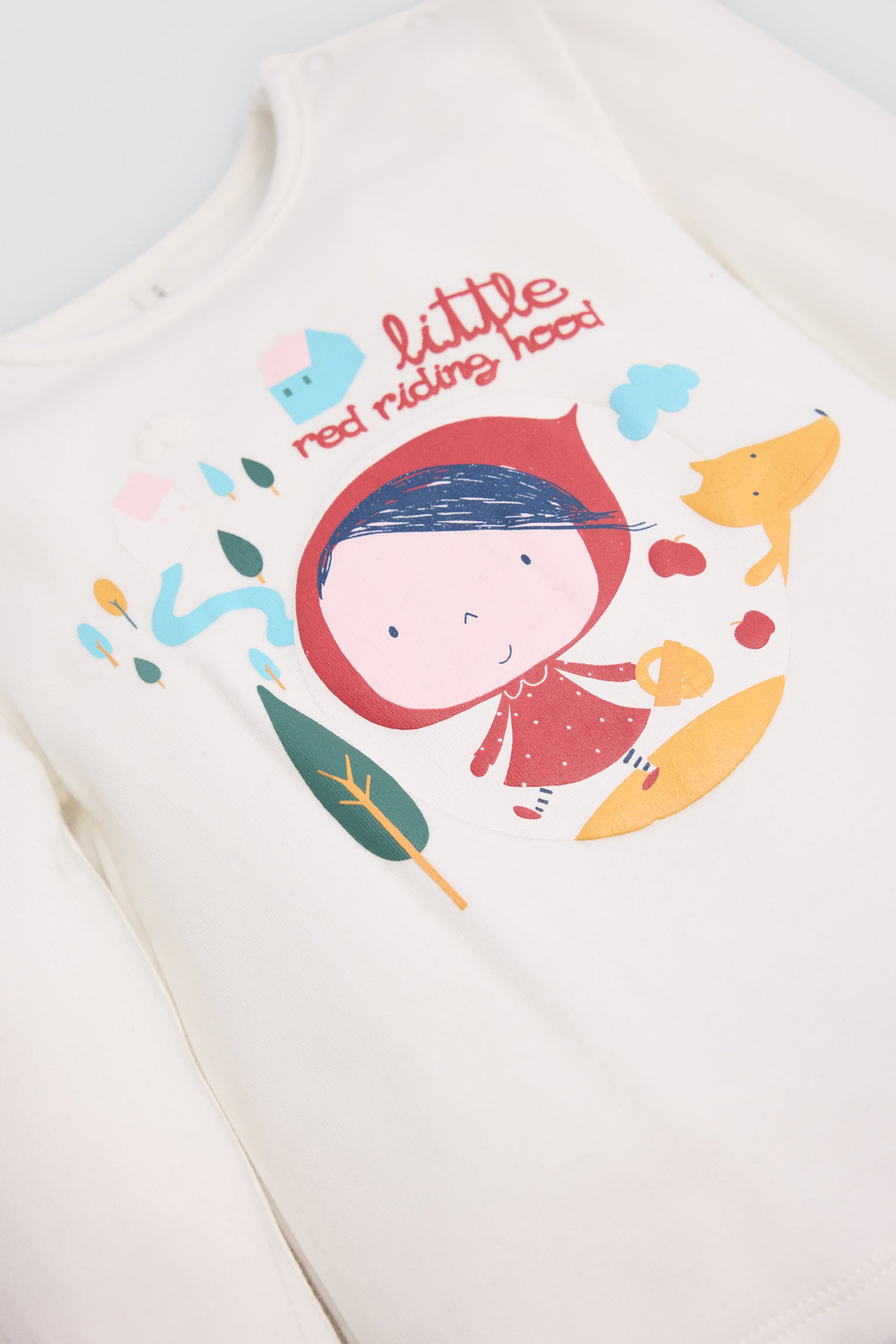 Conjunto bebé 3 piezas estampado Little red riding hood - Ysabel Mora