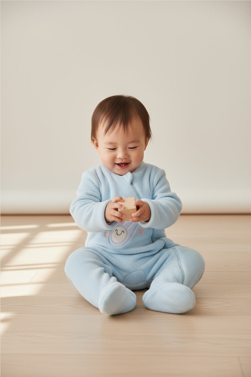 Baby Stars blue baby sweatshirt