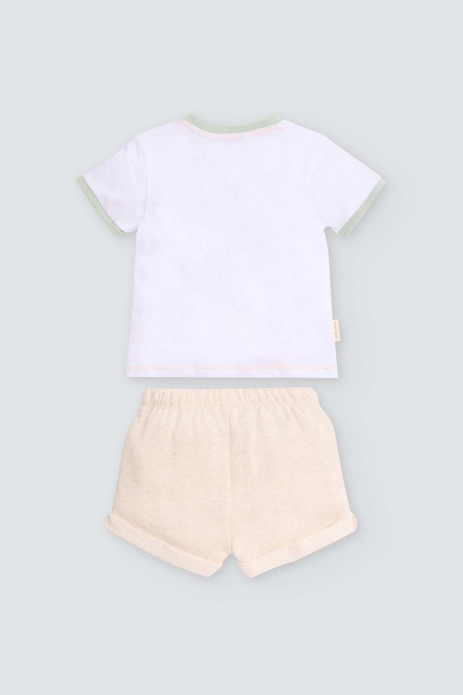 Conjunto bebé verano camiseta y pantalón corto - Ysabel Mora