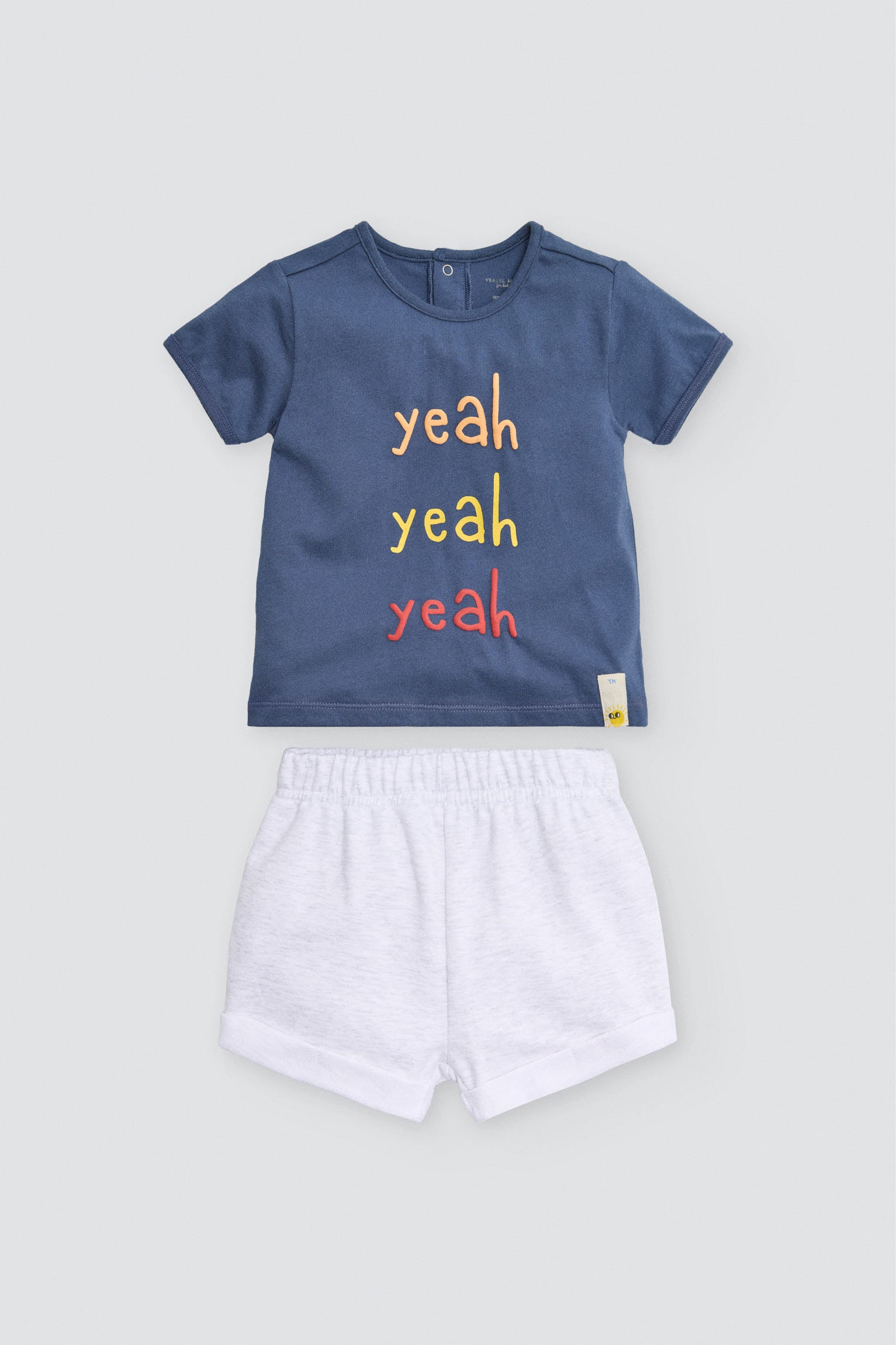 Conjunto bebé manga corta Yeah - Ysabel Mora