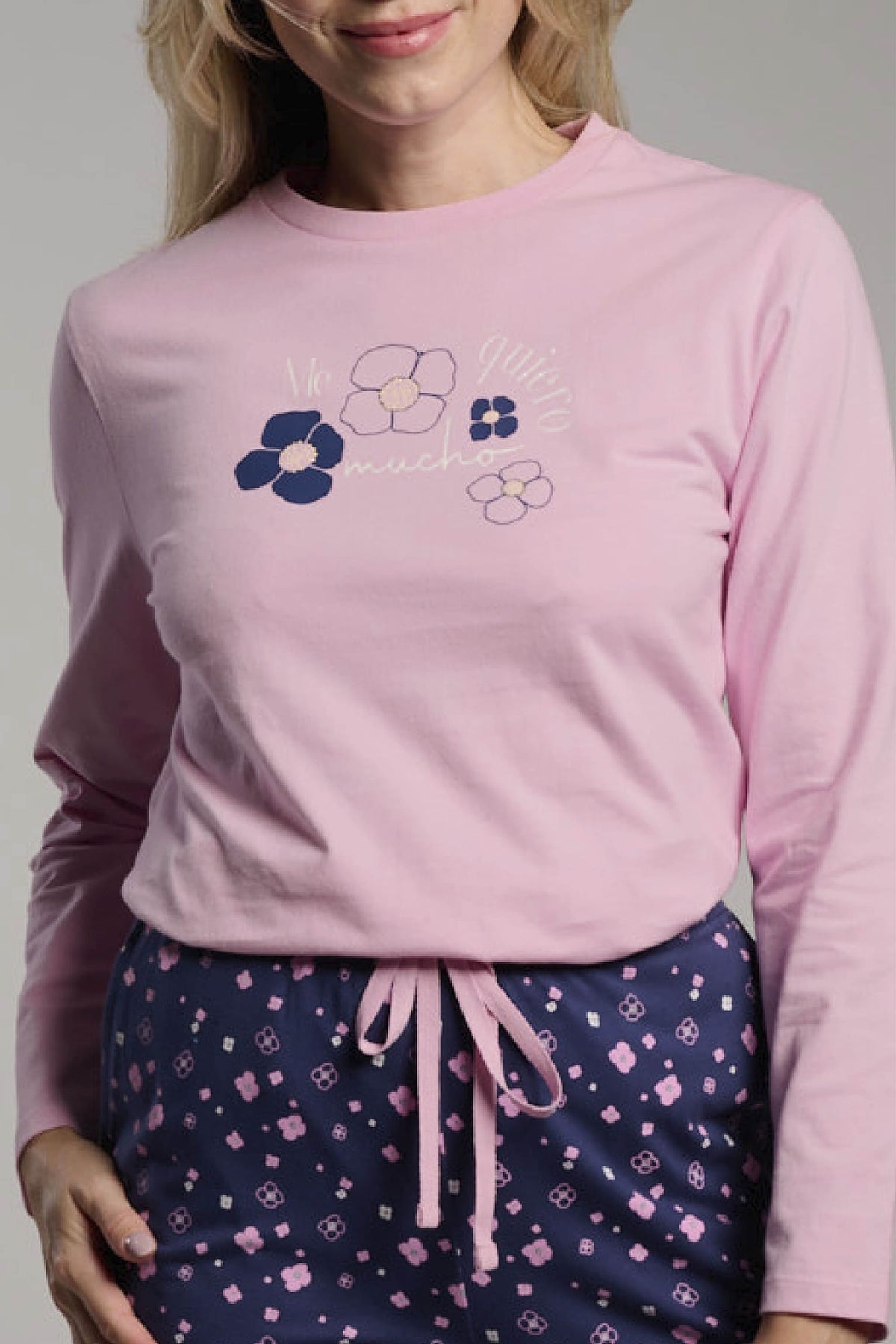 26225-pijama-largo-algodon-mujer-estampado-flores