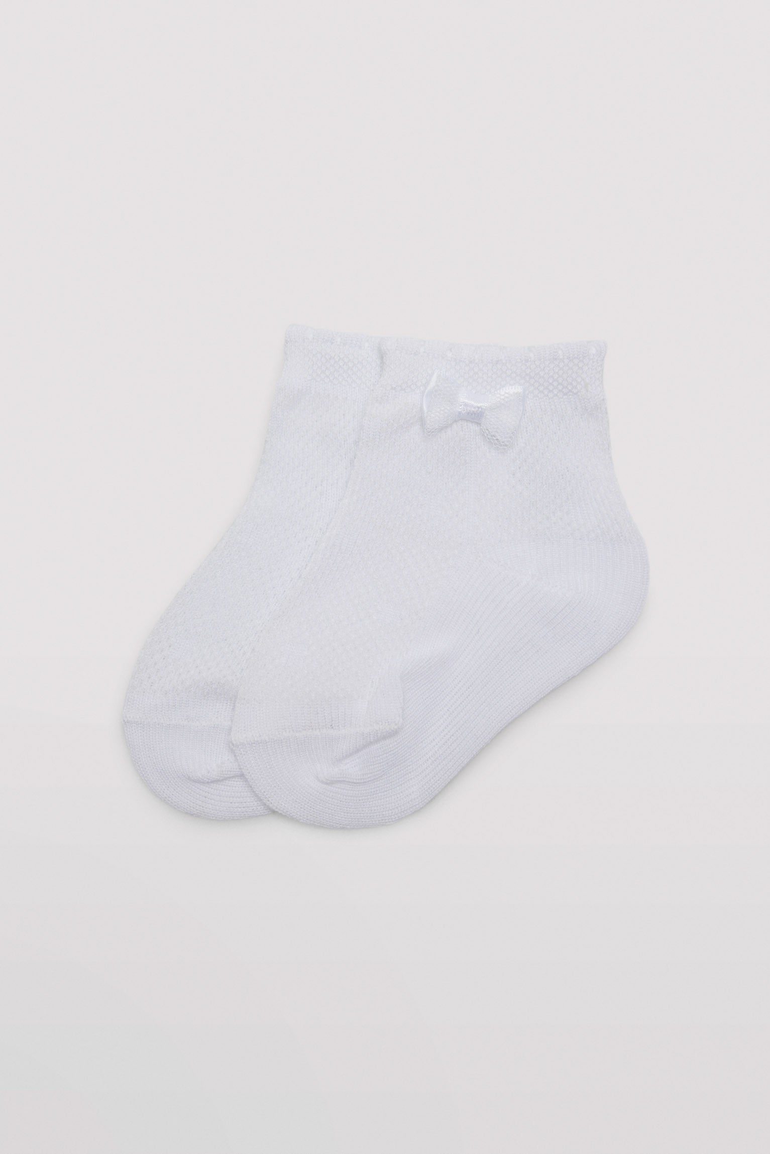 Children's ceremony socks with white bow