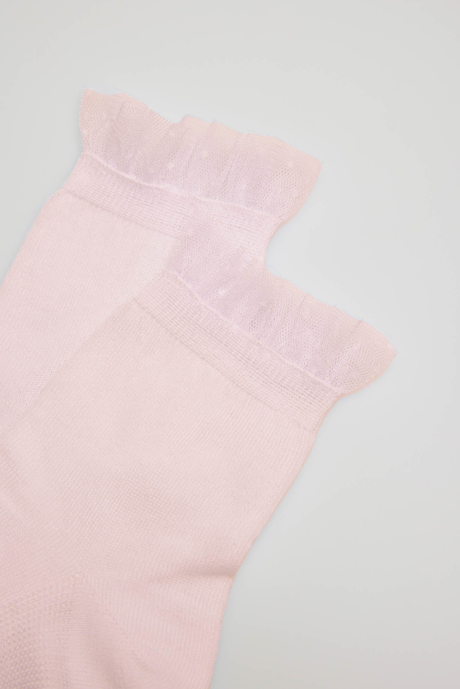 Children's cuff ceremony socks with pink details