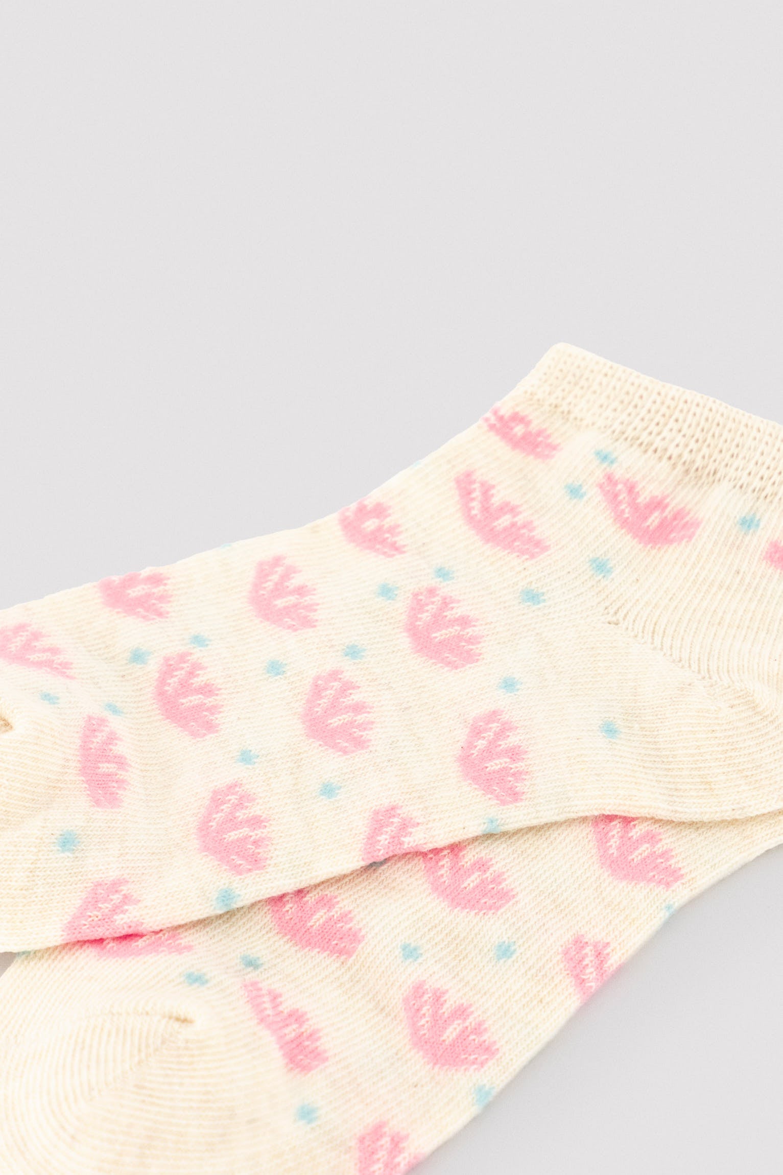 Pack of 3 printed children's ankle socks, Sea