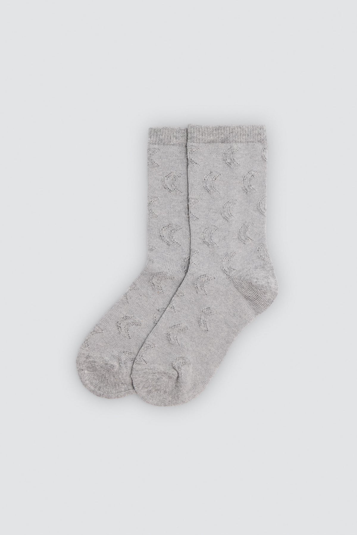 Pack of 4 girls' non-binding socks with assorted prints