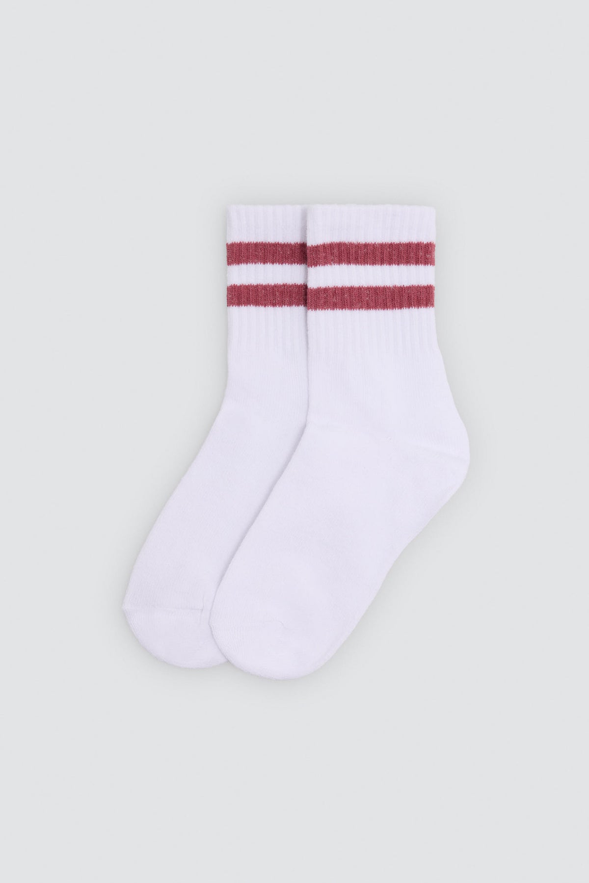 Pack of 6 girls' striped socks