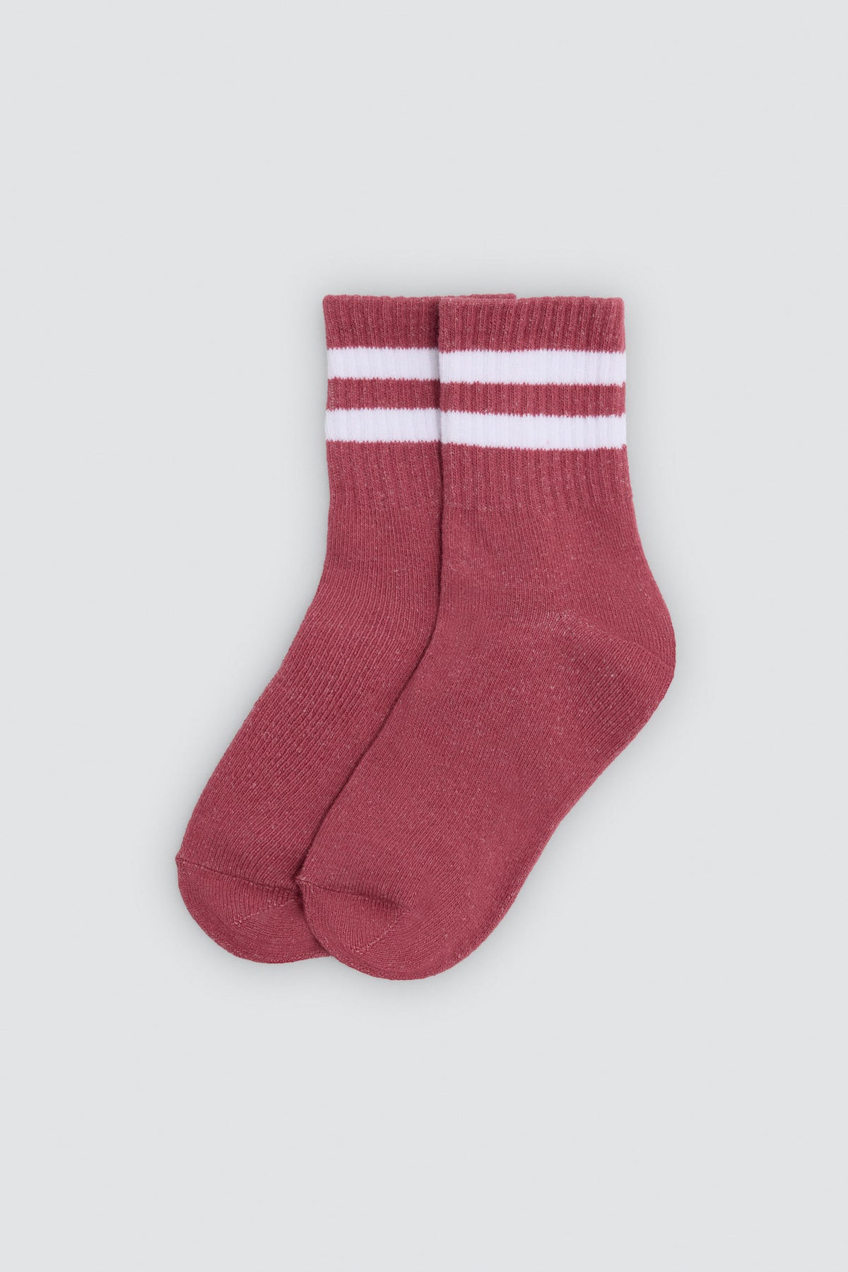 Pack of 6 girls' striped socks