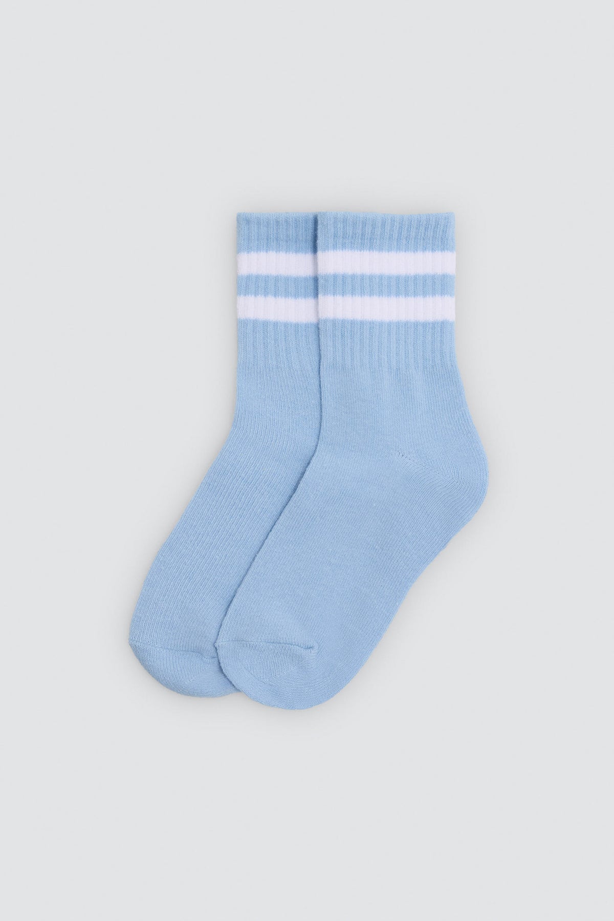 Pack of 6 girls' striped socks