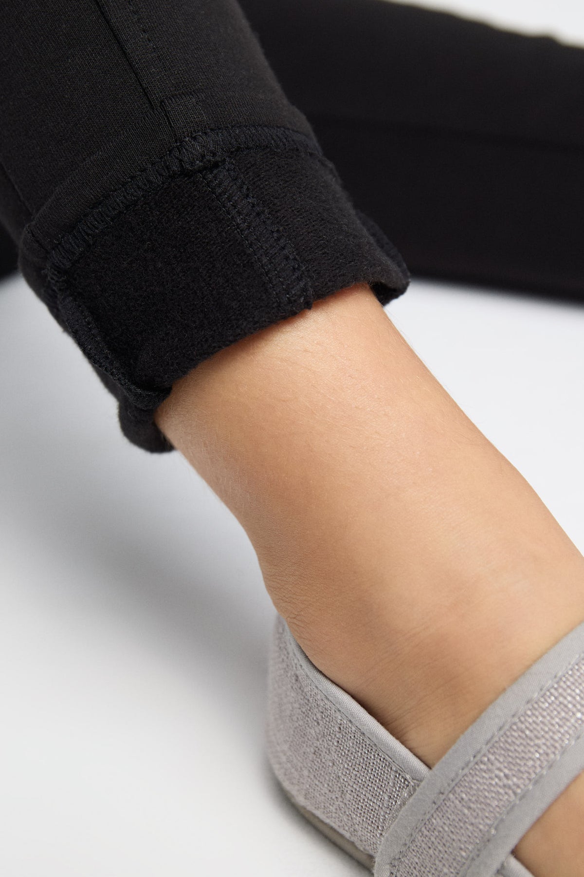 THERMAL Girls' black brushed skinny leggings