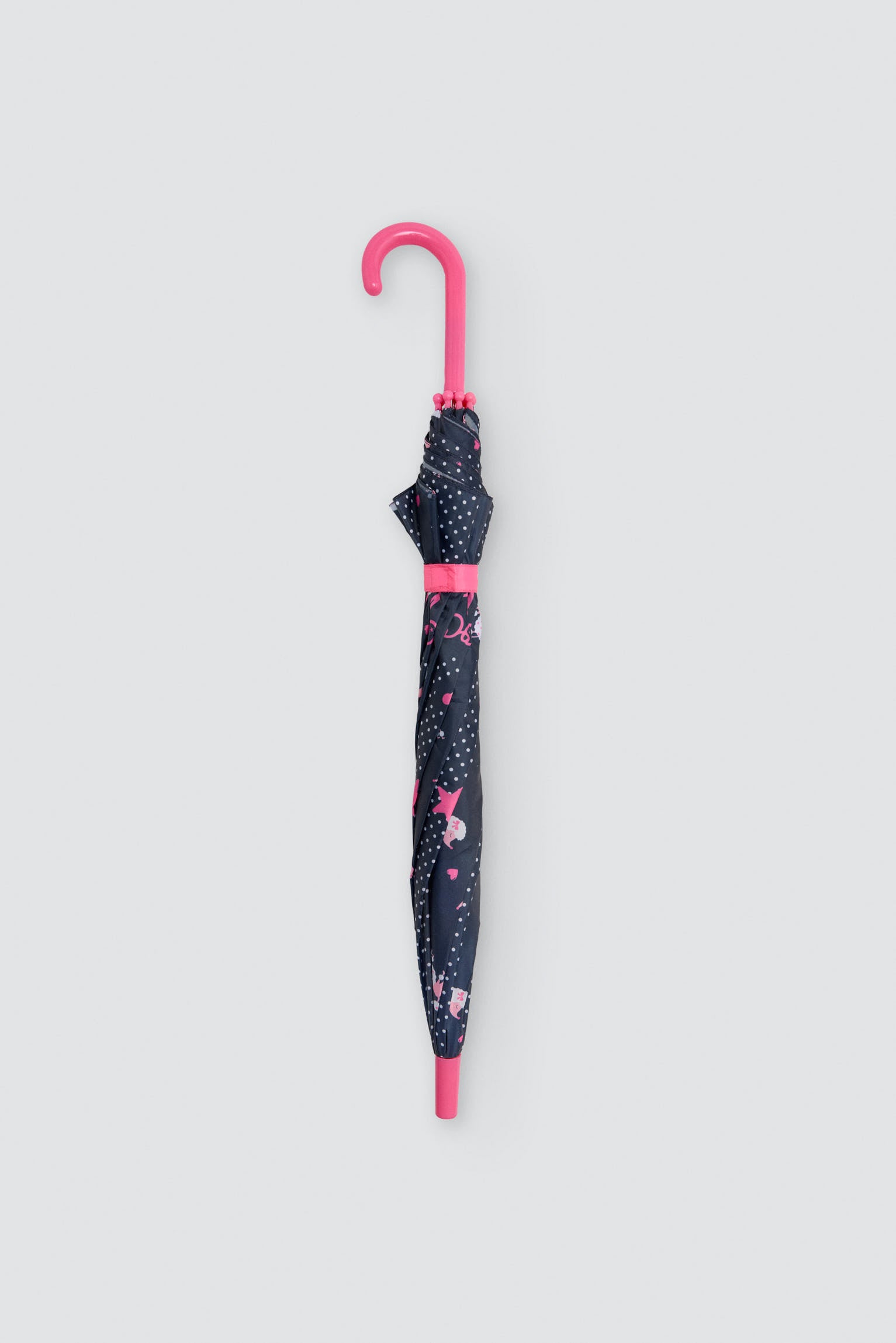 Girls' poodle-print umbrella