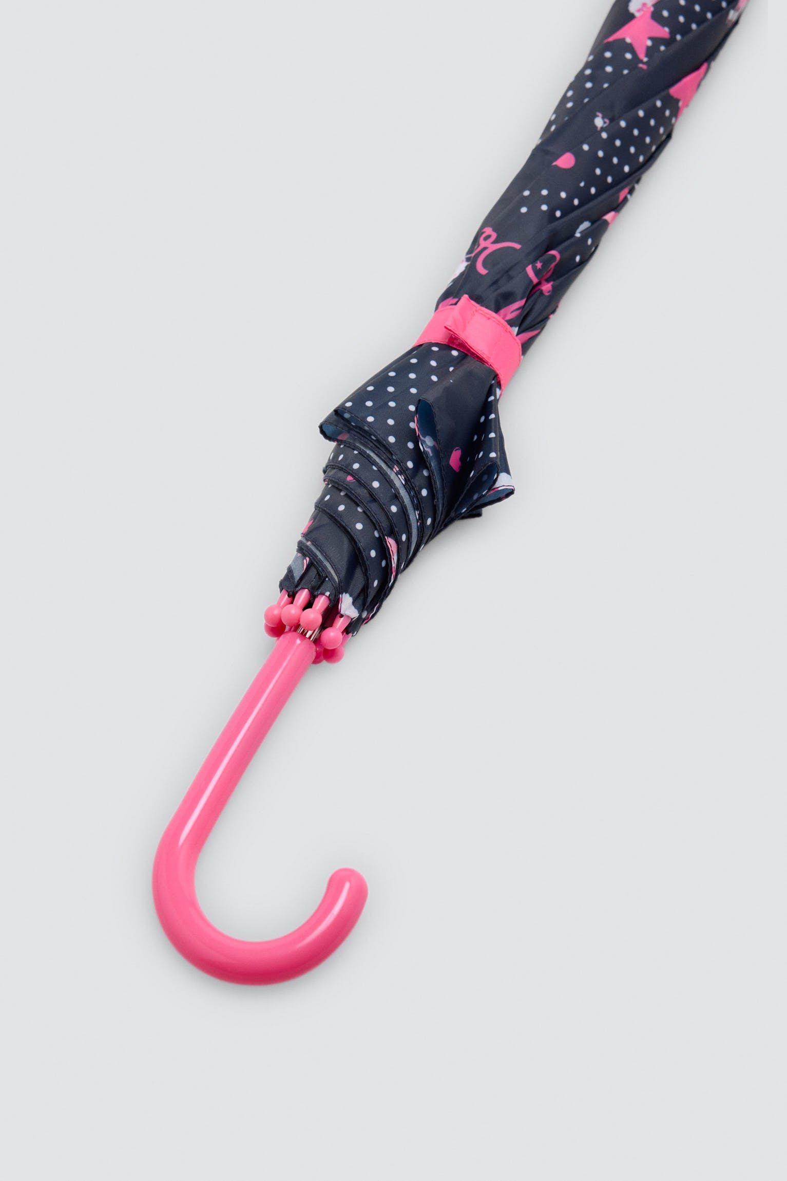 Girls' poodle-print umbrella