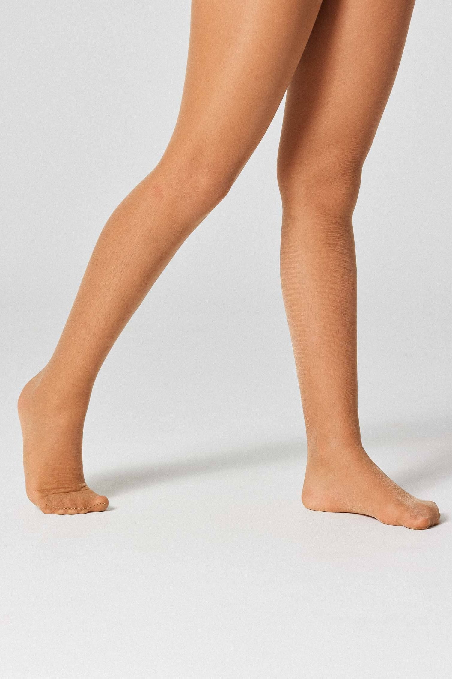 Children's tights 10 denier natural