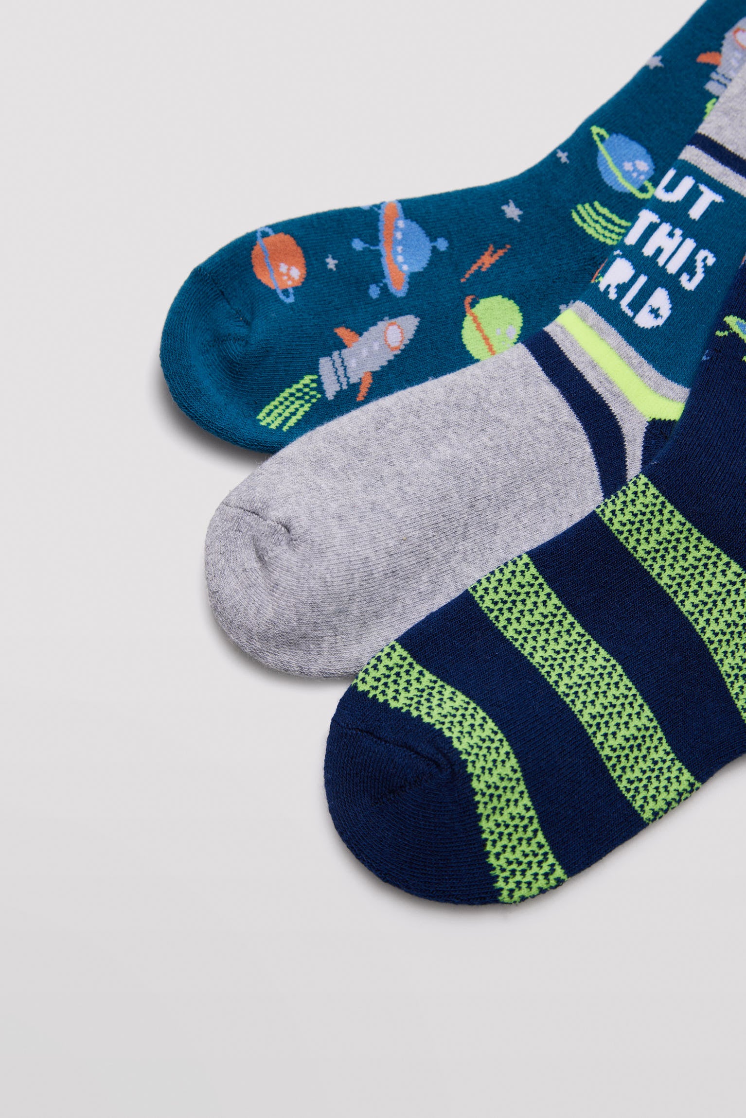 42261KIT-2-calcetines-espacio-infantil-ysabel-mora-multicolor