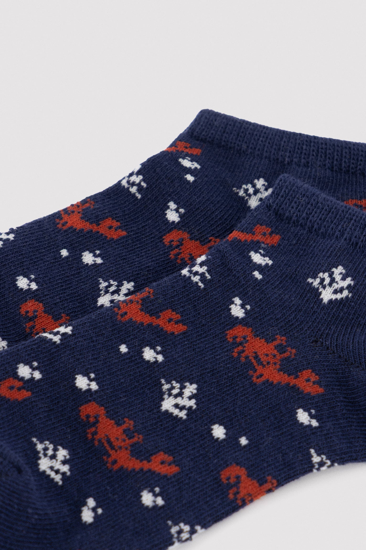 Pack of 3 printed ankle socks for children Learn to be sure