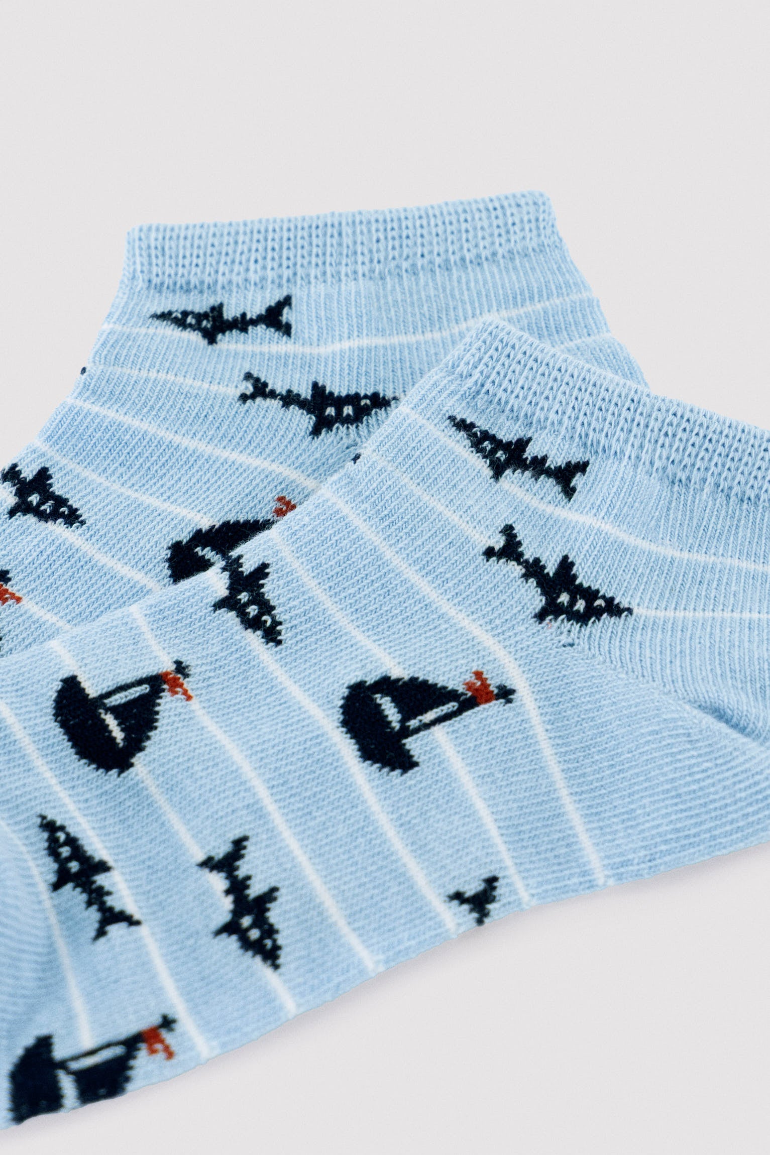 Pack of 3 printed ankle socks for children Learn to be sure