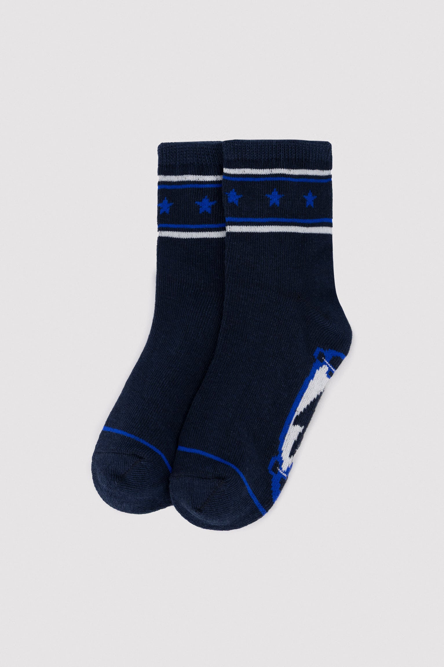 Pack of 3 children's printed short socks