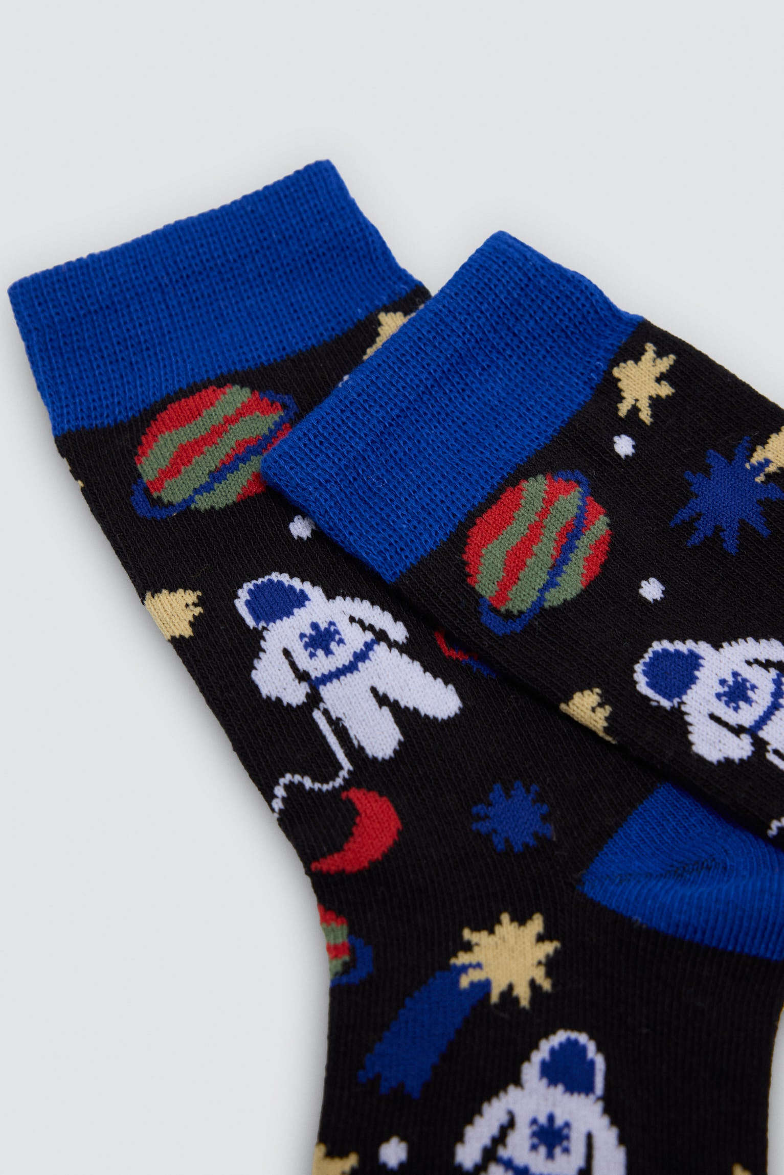 Pack of 4 astronaut-print socks